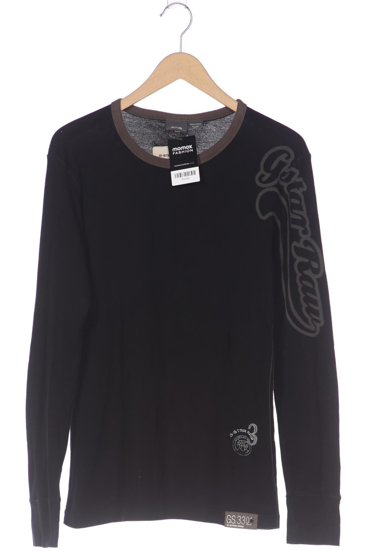

G Star RAW Herren Langarmshirt, schwarz, Gr. 54