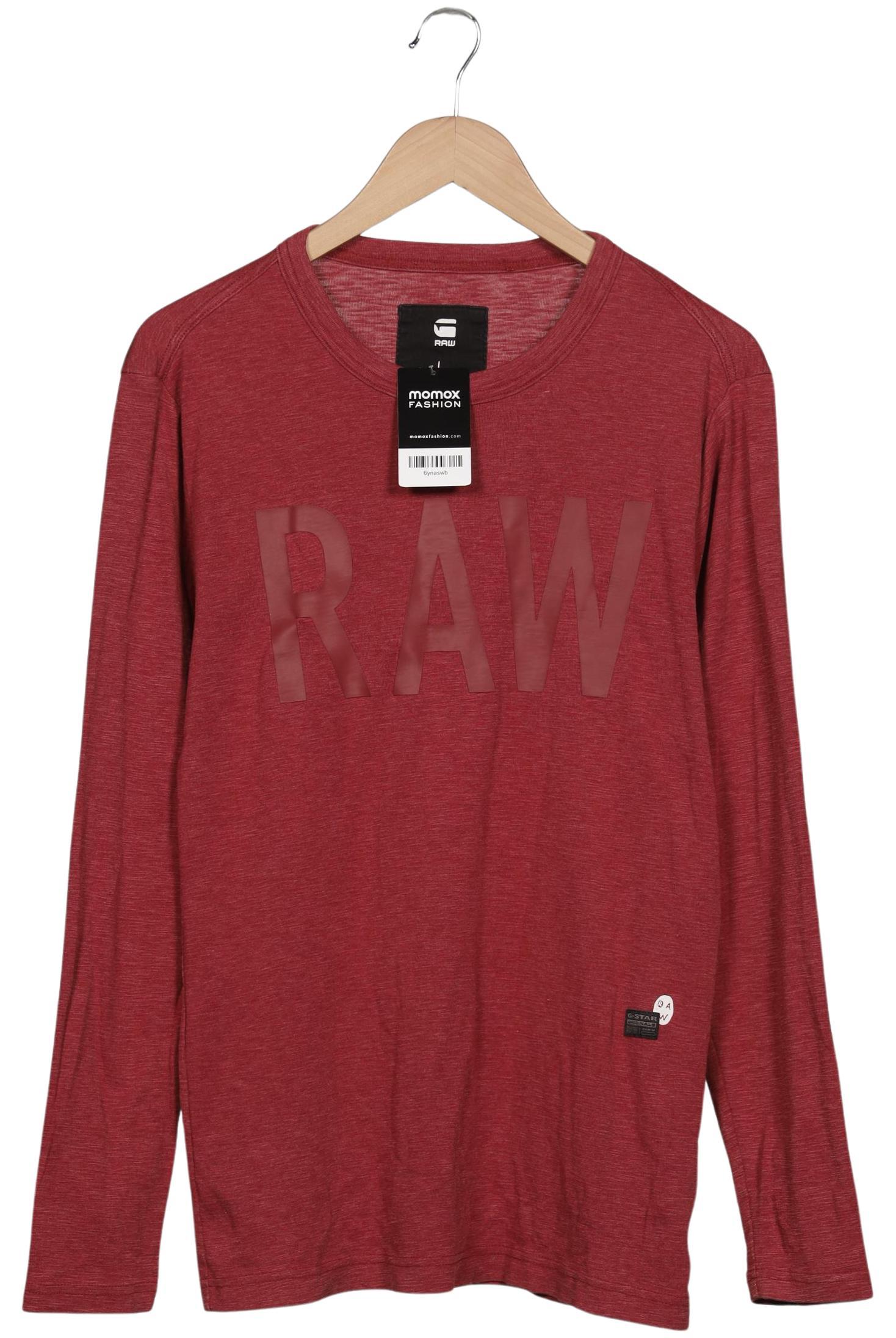 

G Star RAW Herren Langarmshirt, rot, Gr. 52