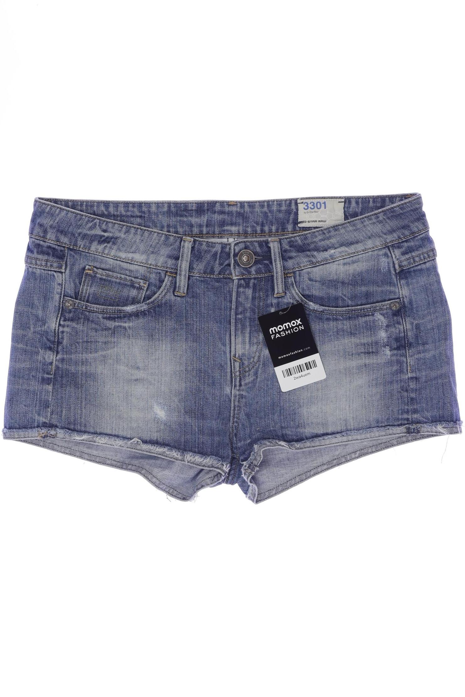 

G Star RAW Damen Shorts, blau, Gr. 27