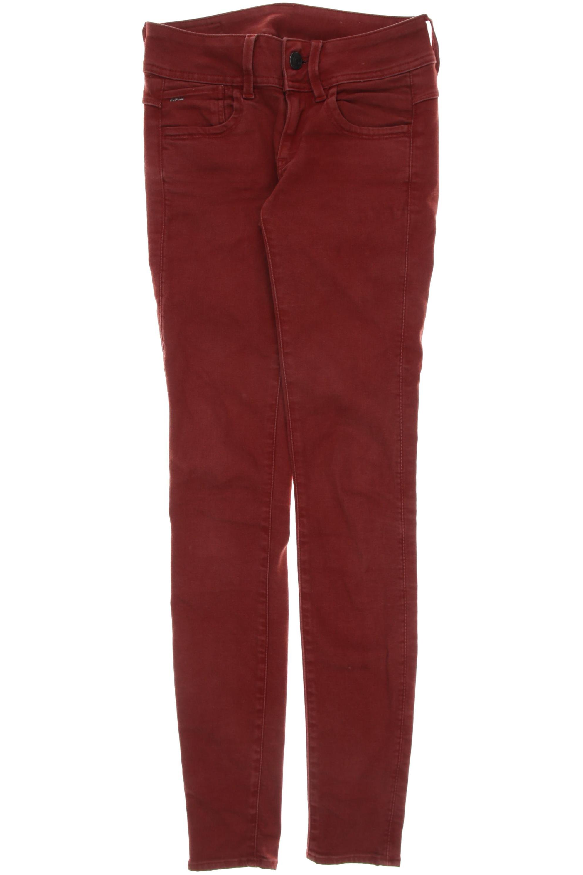 

G Star RAW Damen Jeans, rot, Gr. 24