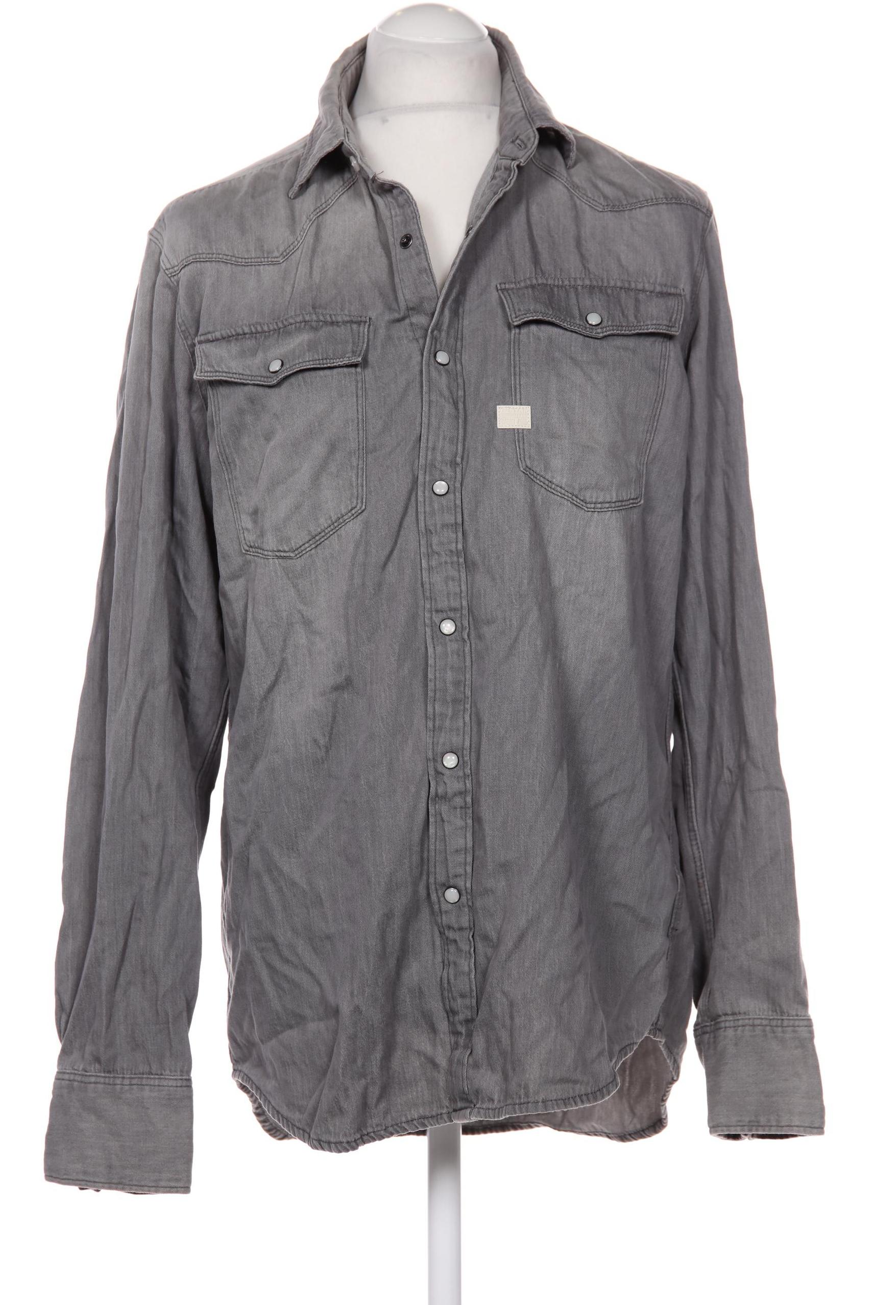 

G Star RAW Herren Hemd, grau, Gr. 52