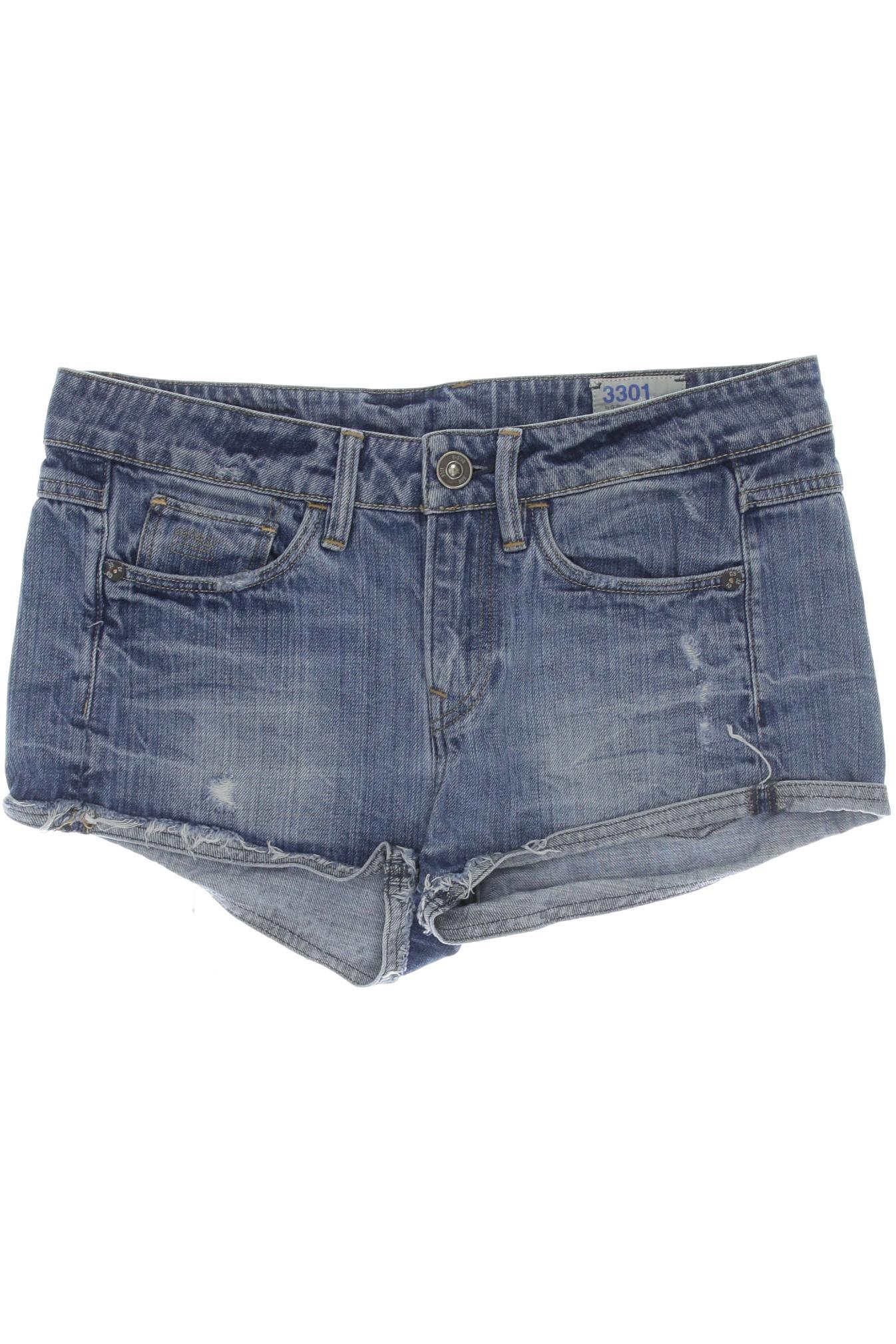 

G Star RAW Damen Shorts, blau, Gr. 26
