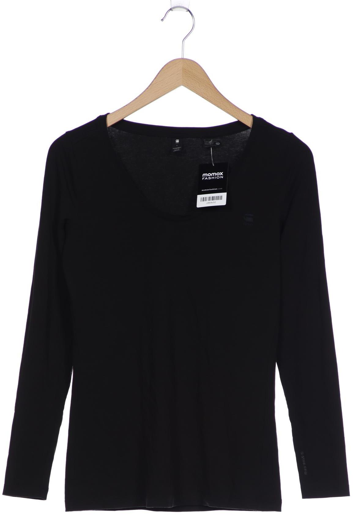 

G STAR RAW Damen Langarmshirt, schwarz