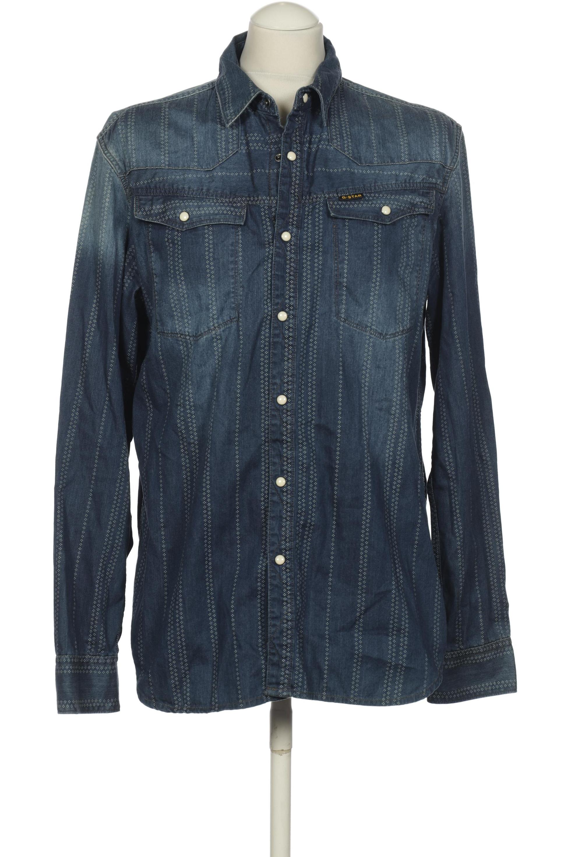 

G STAR RAW Herren Hemd, blau