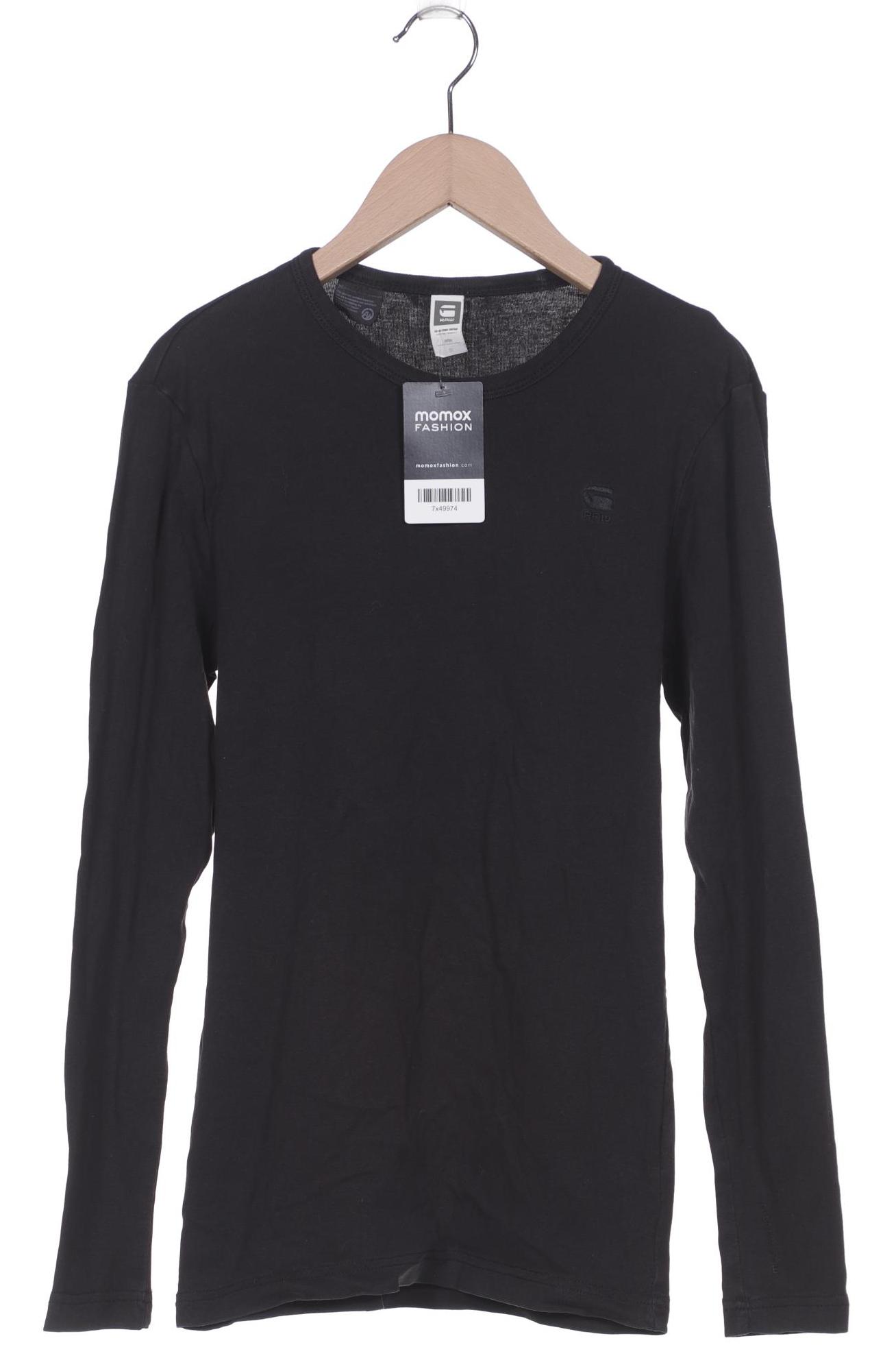 

G STAR RAW Herren Langarmshirt, schwarz