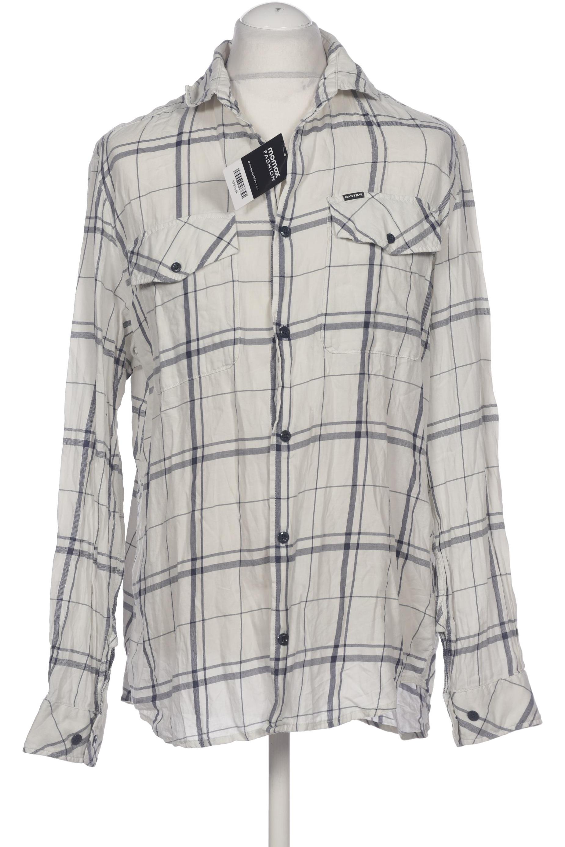 

G Star RAW Herren Hemd, cremeweiß, Gr. 54
