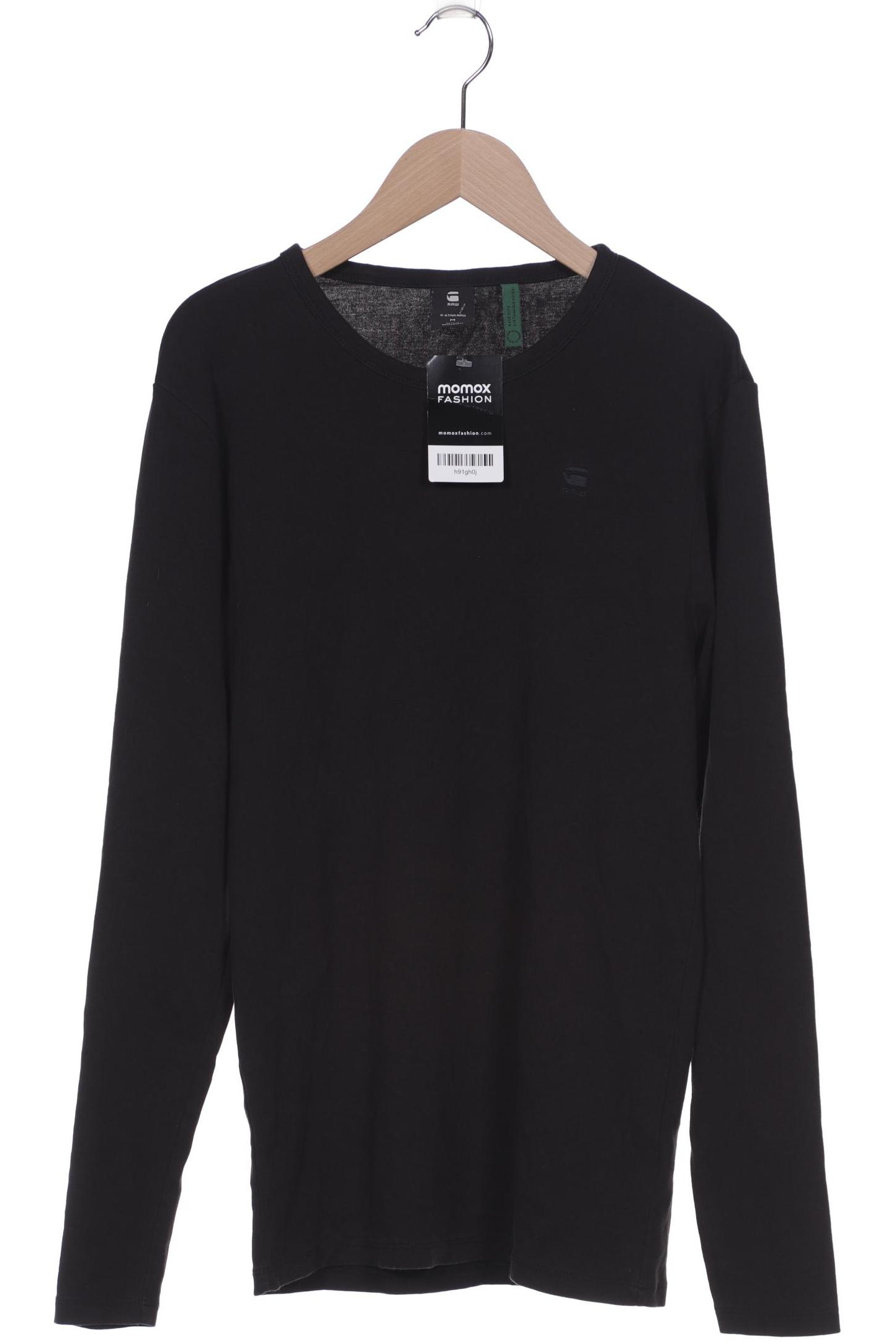 

G STAR RAW Herren Langarmshirt, schwarz