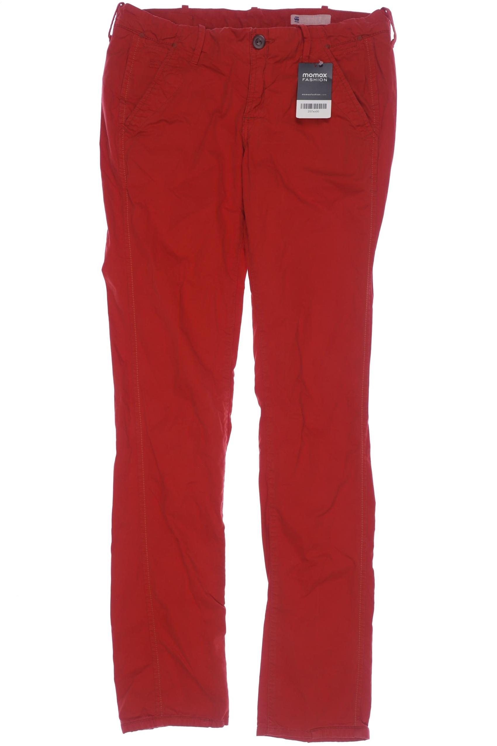 

G Star RAW Damen Stoffhose, rot, Gr. 30