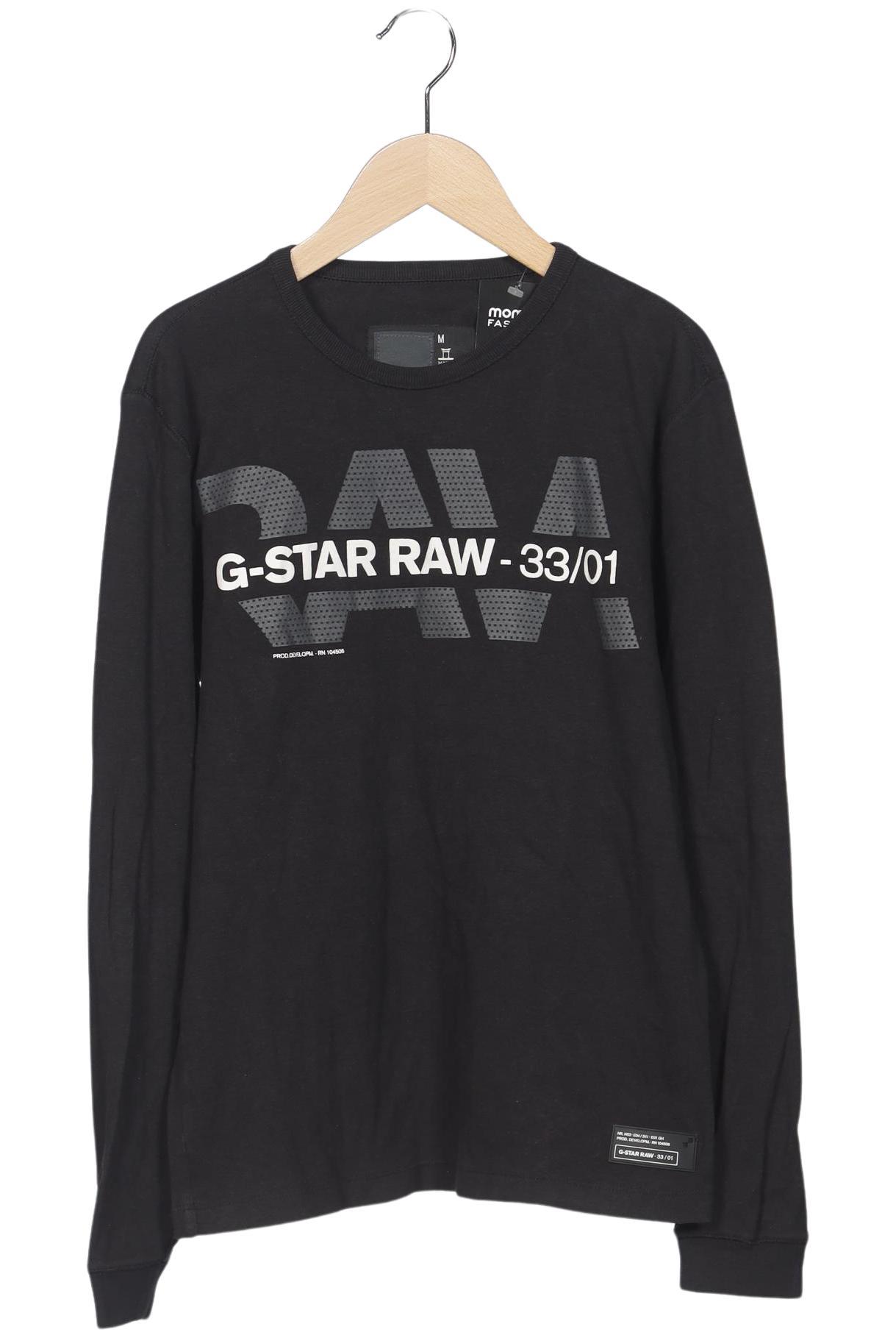 

G Star RAW Herren Langarmshirt, schwarz, Gr. 48