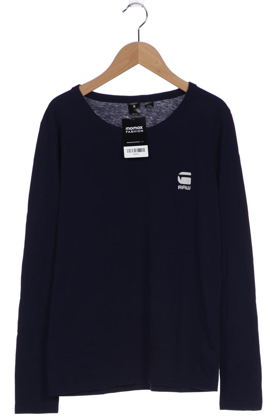 

G STAR RAW Damen Langarmshirt, marineblau