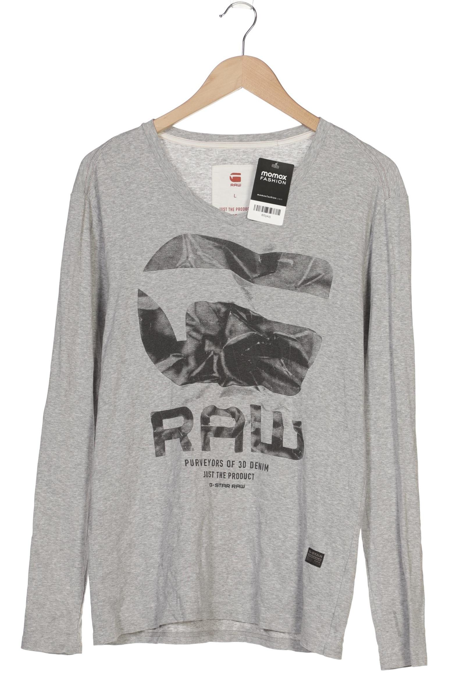 

G Star RAW Herren Langarmshirt, grau, Gr. 52