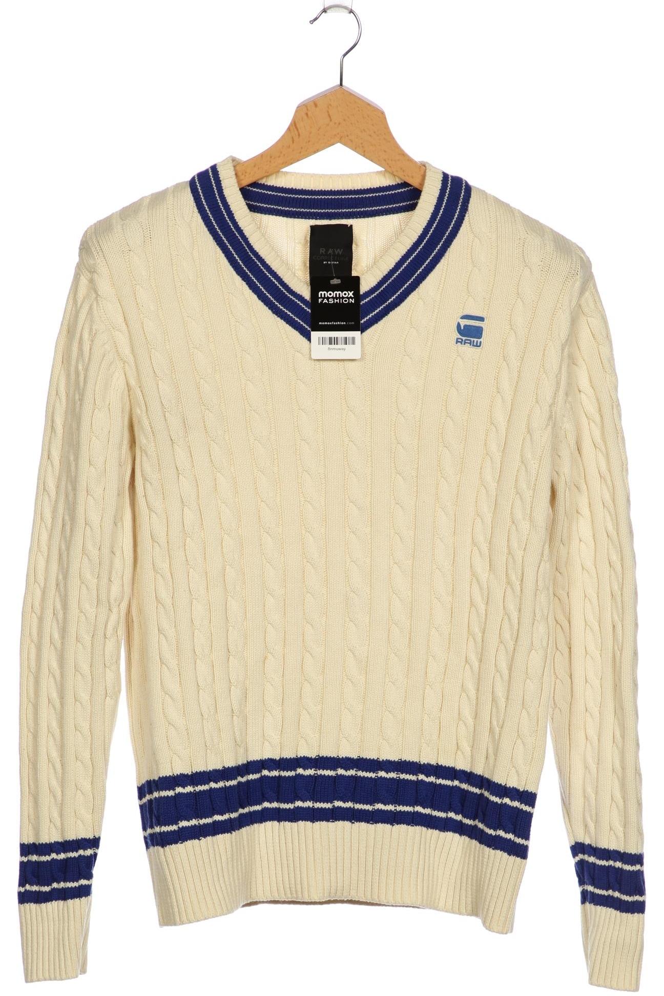 

G Star RAW Herren Pullover, cremeweiß, Gr. 56
