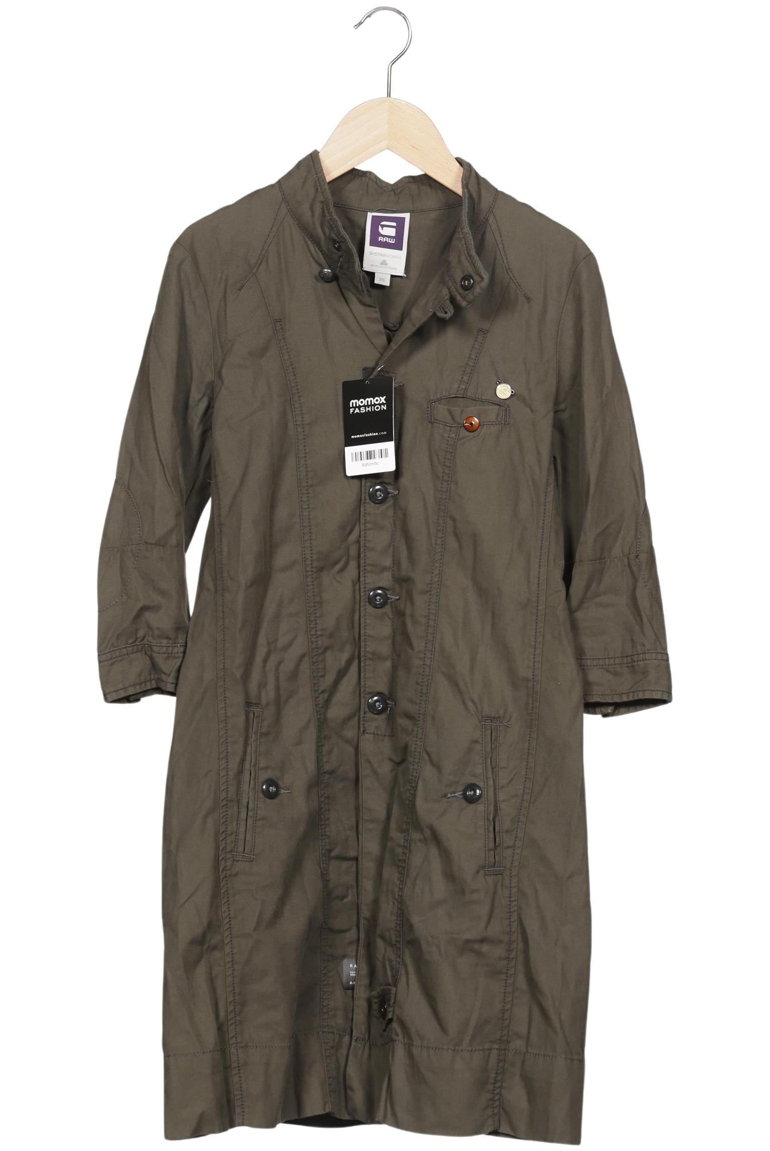 

G Star RAW Damen Mantel, grün, Gr. 34