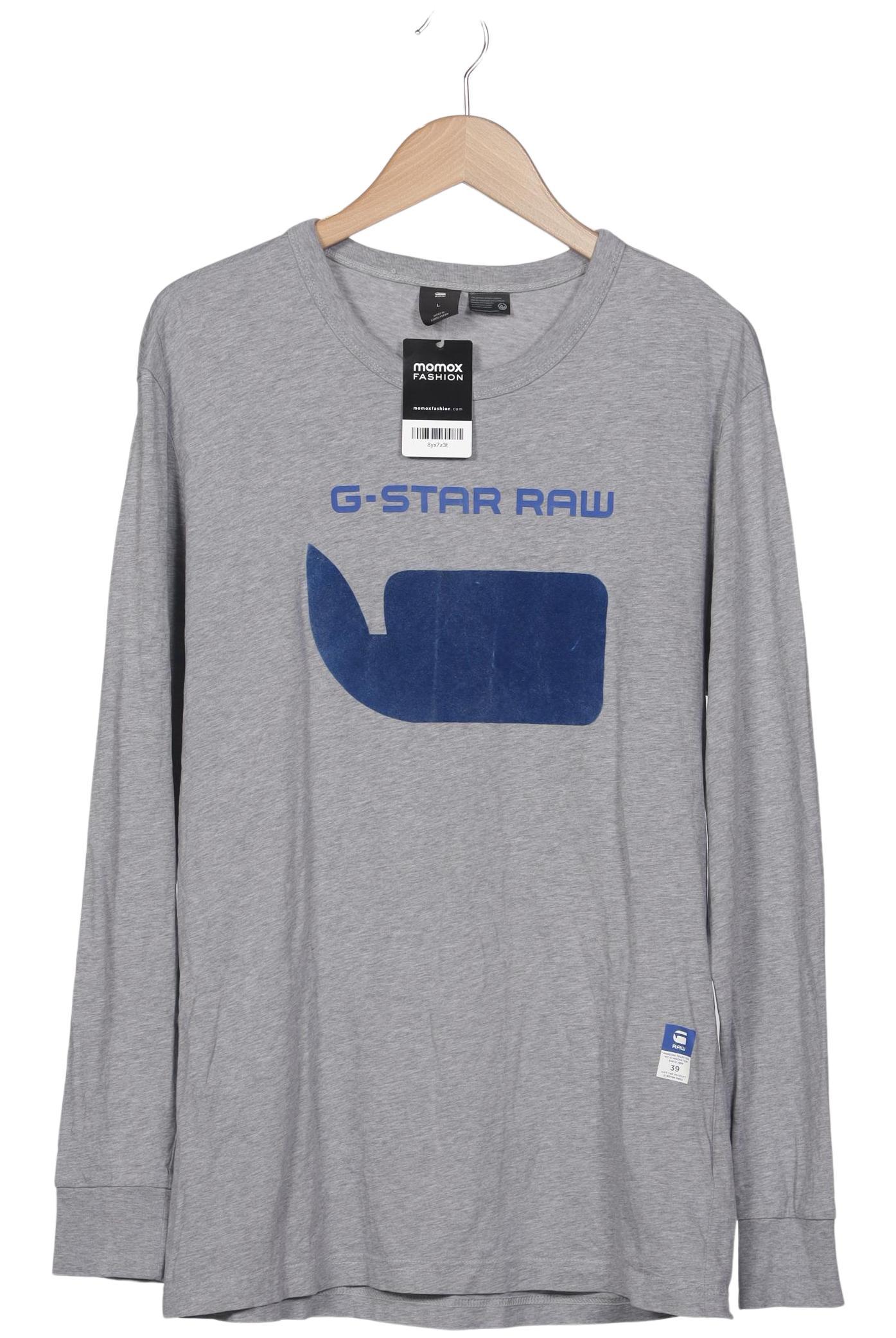 

G Star RAW Herren Langarmshirt, grau, Gr. 52