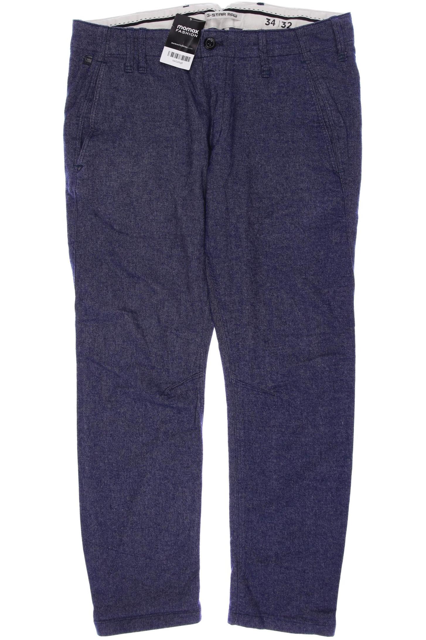 

G STAR RAW Damen Stoffhose, blau