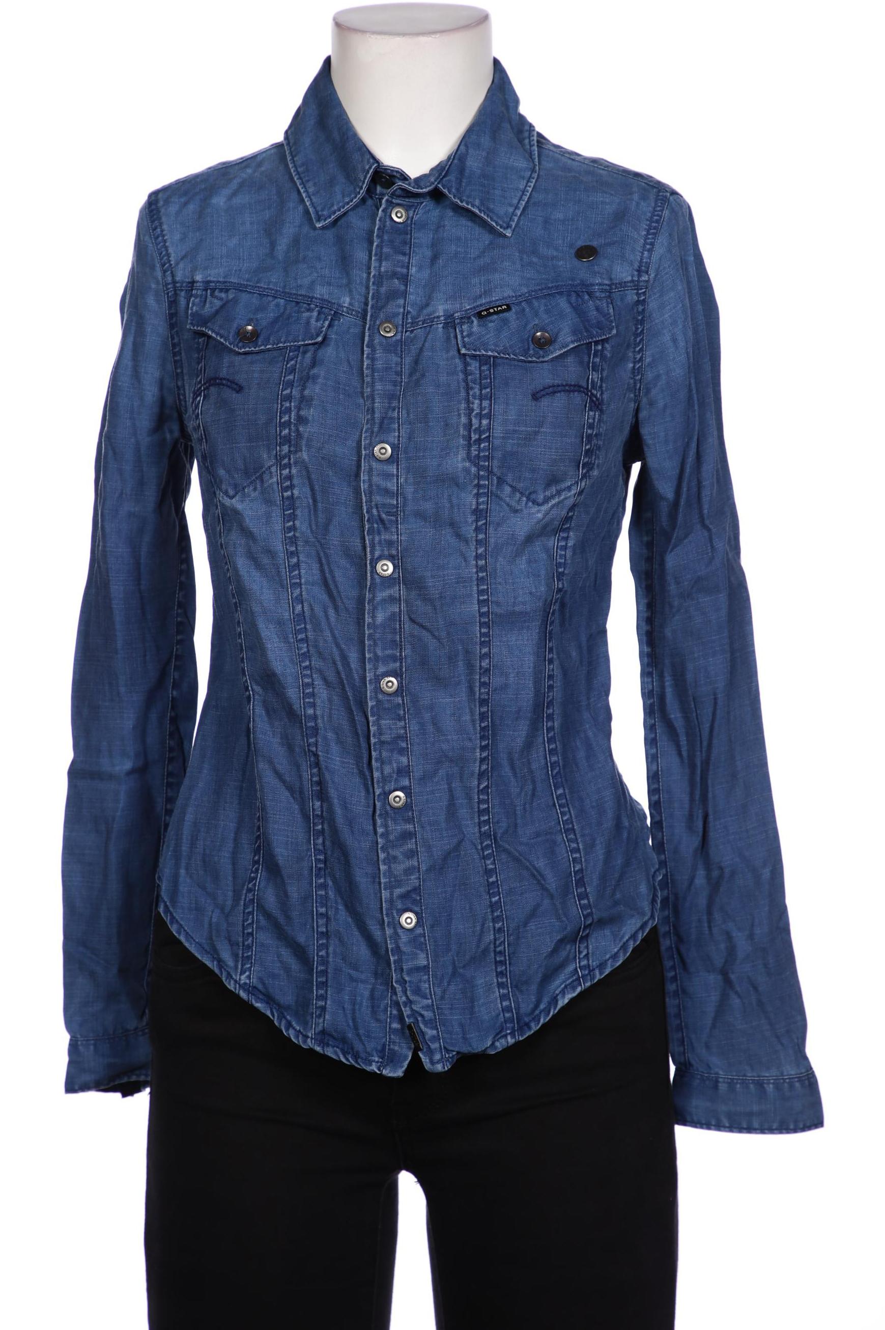 

G STAR RAW Damen Bluse, blau