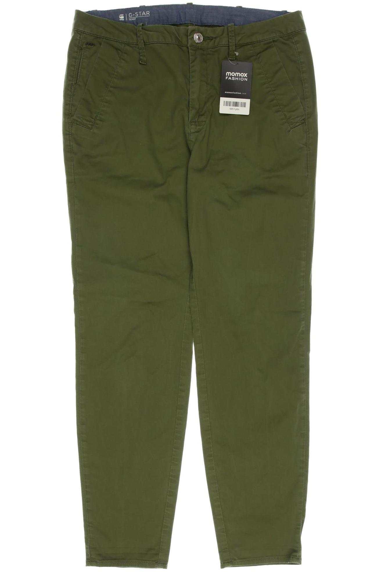 

G STAR RAW Damen Stoffhose, grün