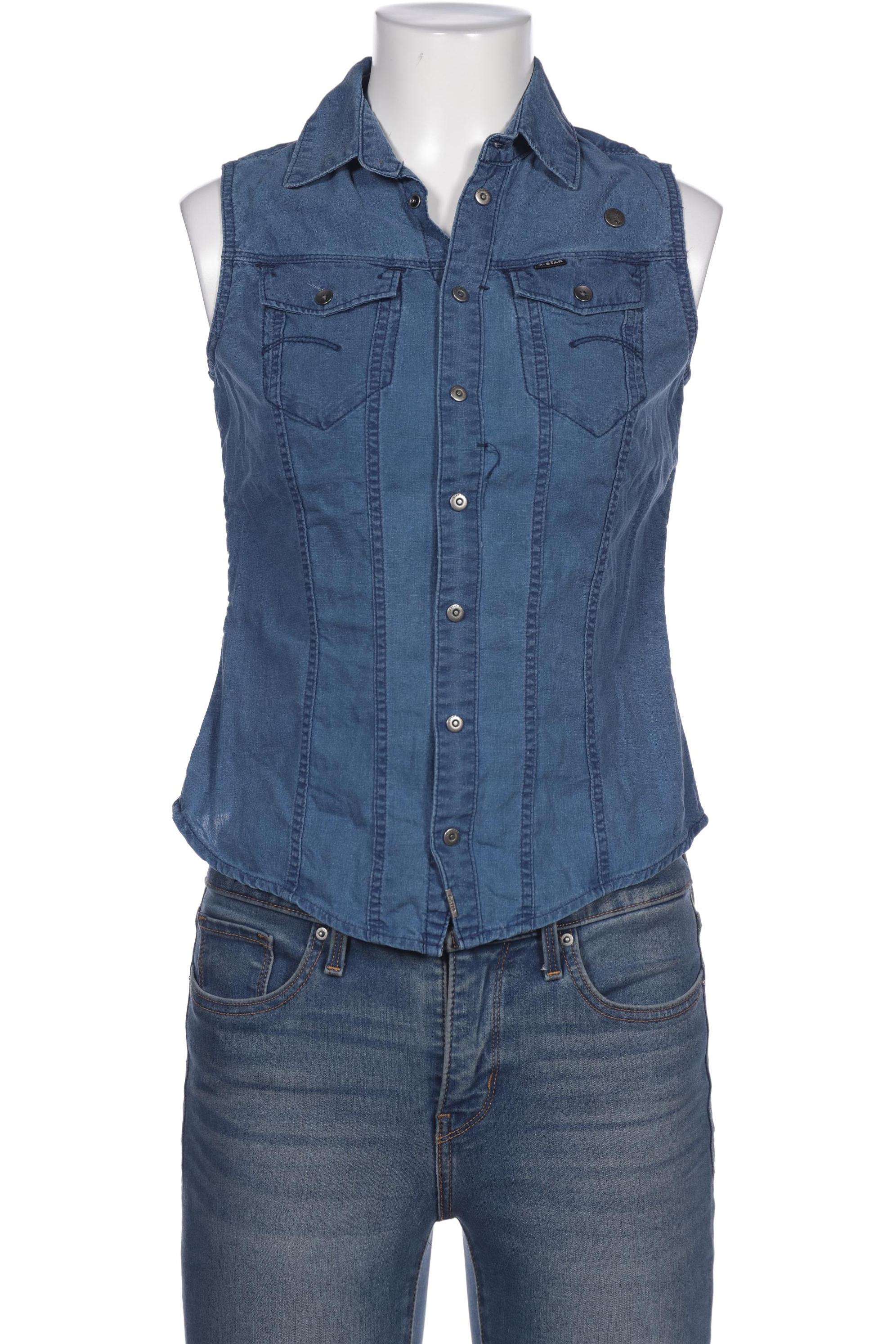 

G-Star RAW Damen Bluse, blau, Gr. 34