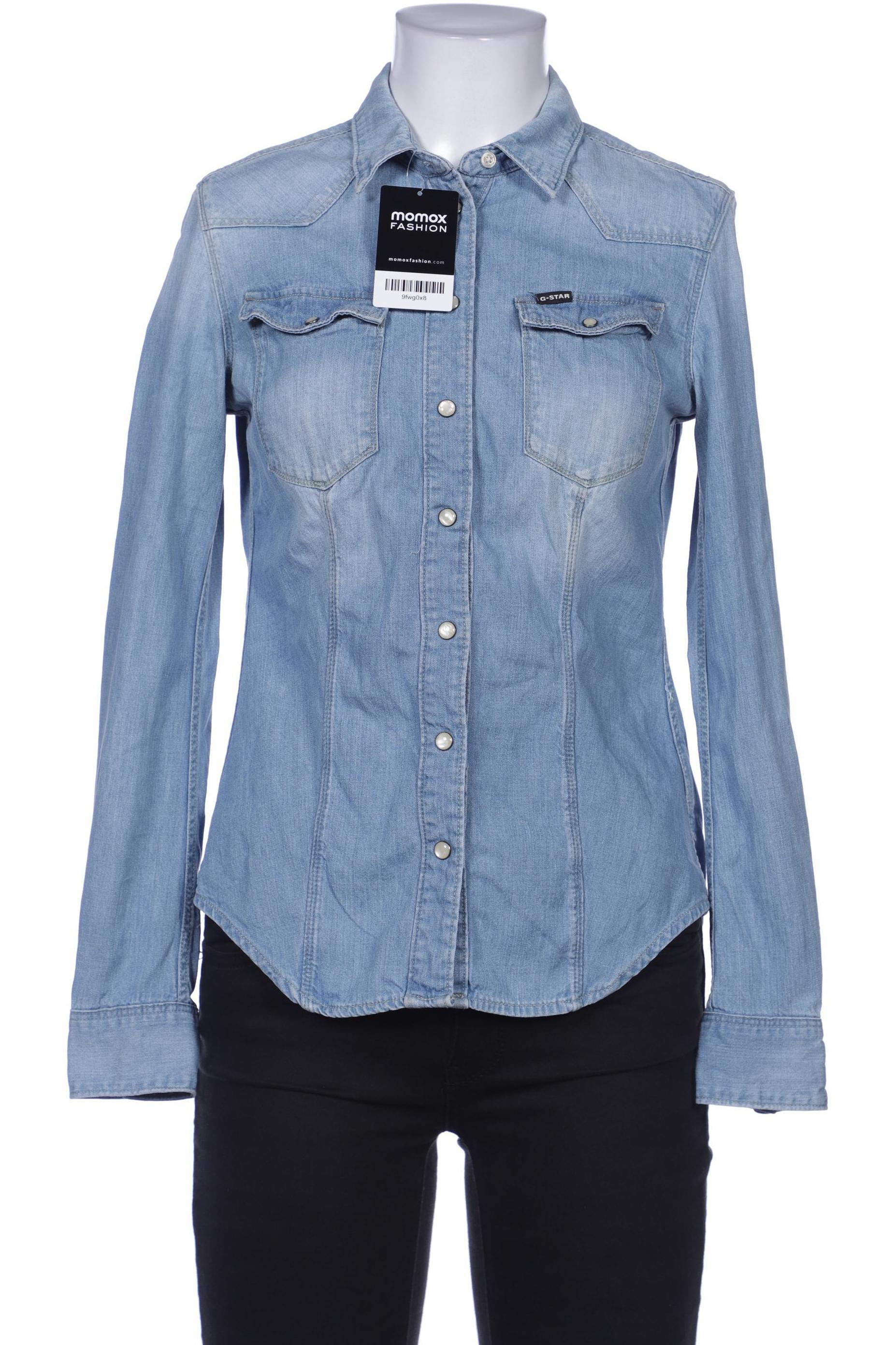 

G-Star RAW Damen Bluse, blau, Gr. 34