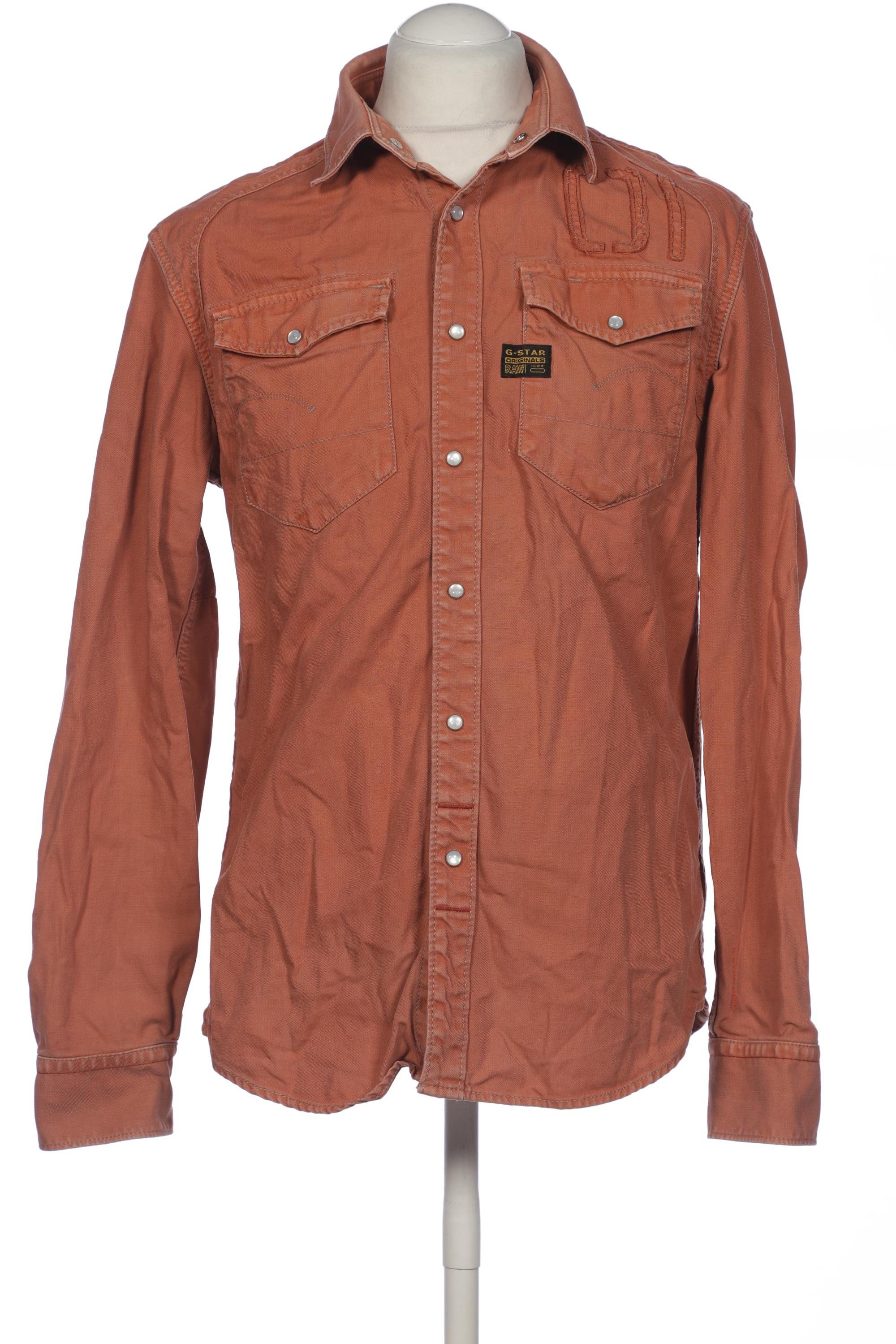 

G Star RAW Herren Hemd, orange, Gr. 52