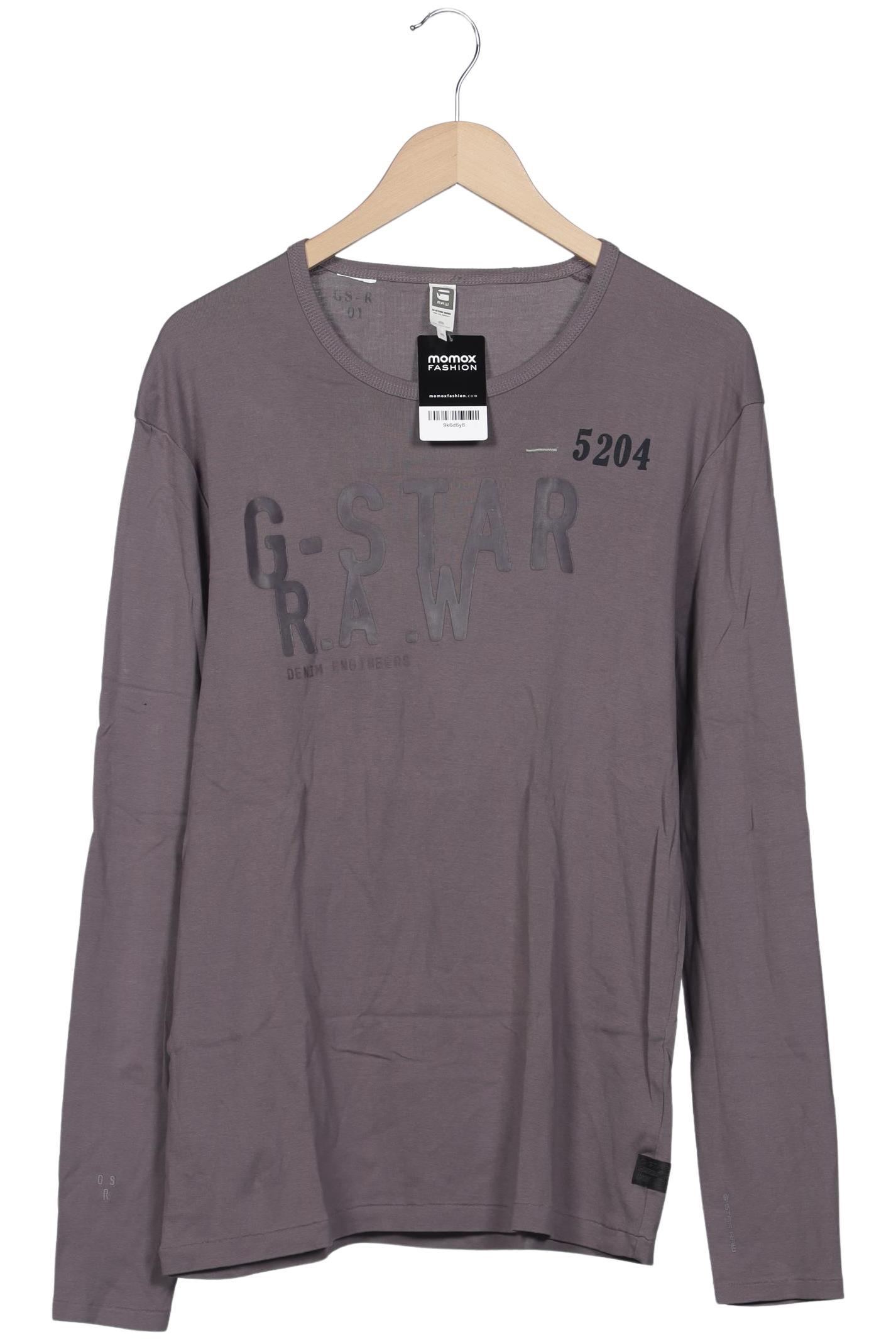 

G Star RAW Herren Langarmshirt, grau, Gr. 56