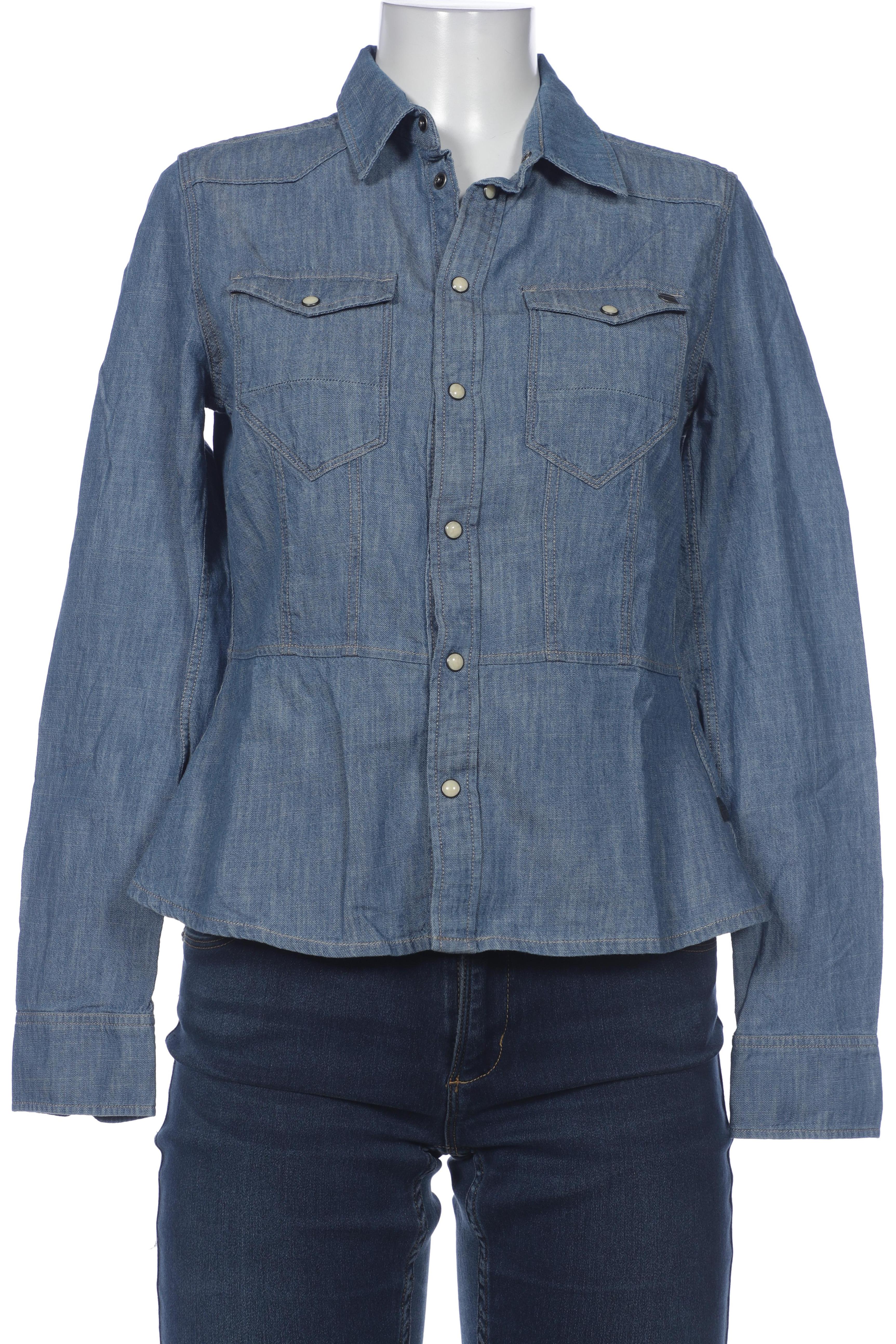 

G Star RAW Damen Bluse, blau, Gr. 38