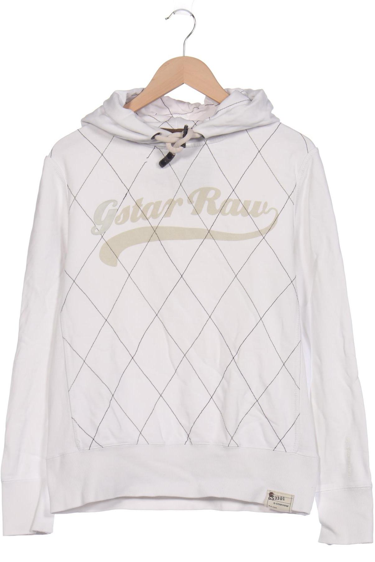 

G STAR RAW Damen Kapuzenpullover, weiß