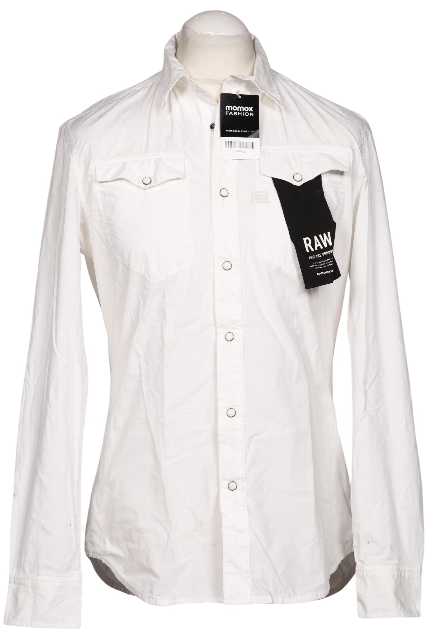 

G Star RAW Herren Hemd, weiß, Gr. 48