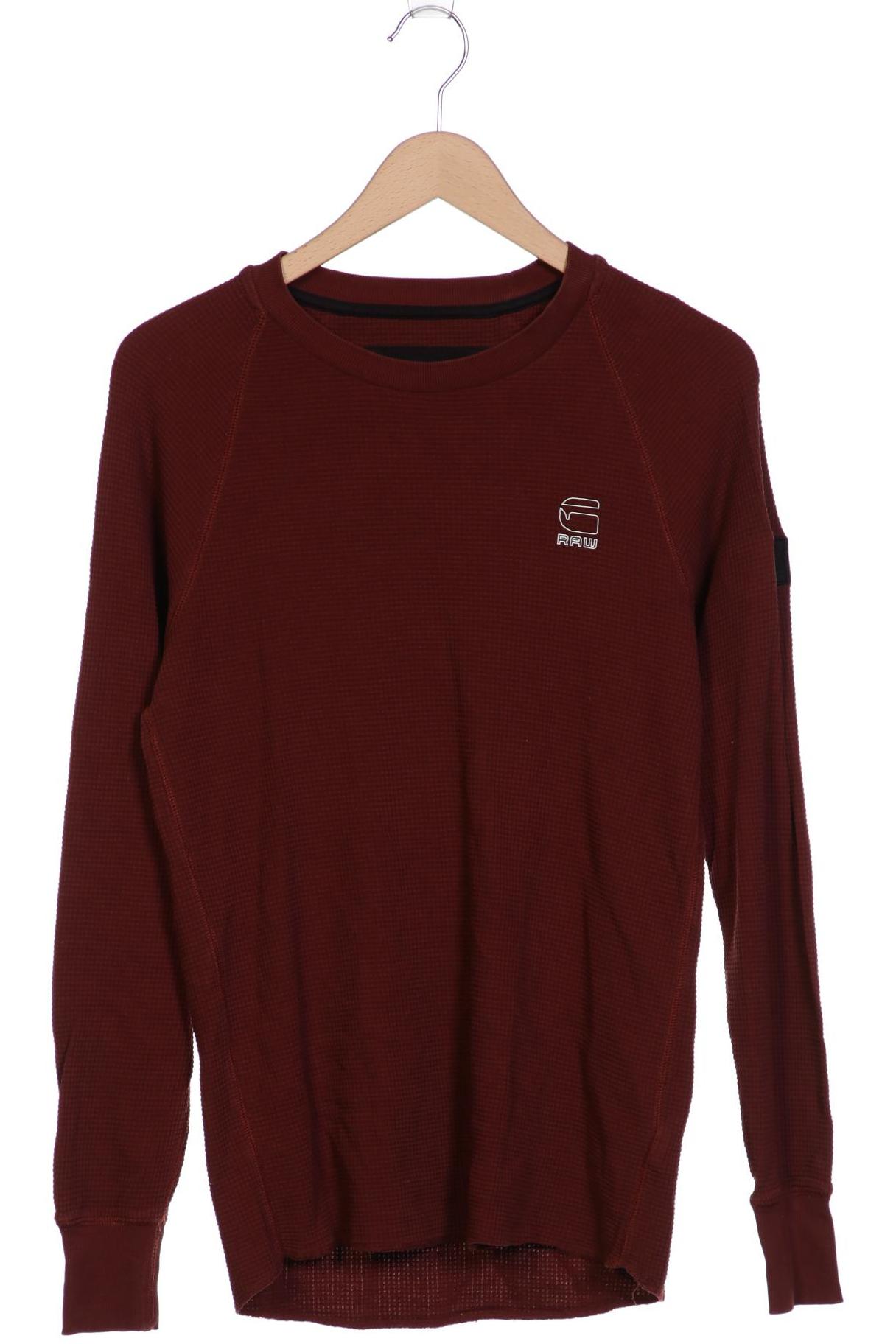 

G STAR RAW Herren Langarmshirt, bordeaux