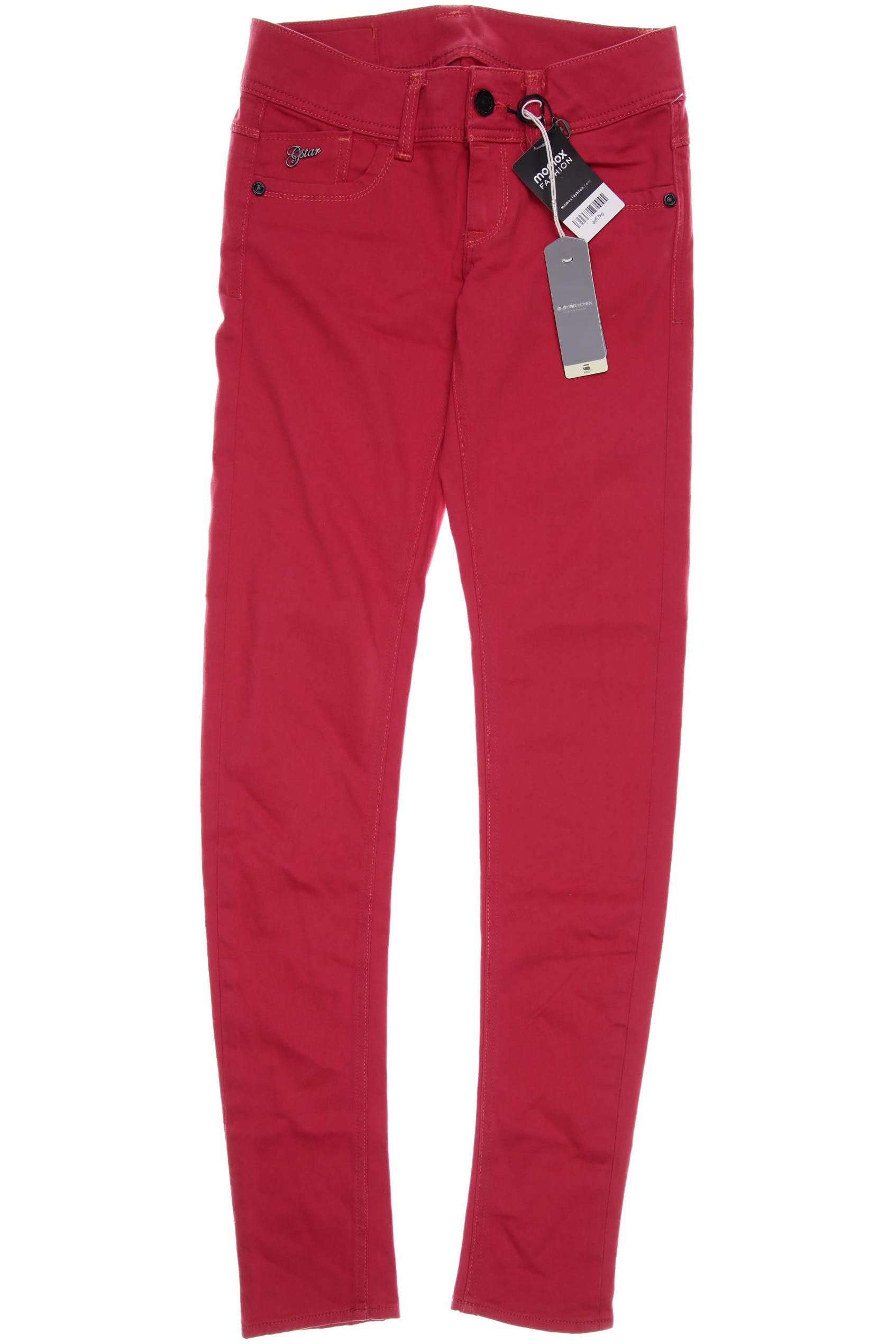 

G Star RAW Damen Stoffhose, rot, Gr. 27