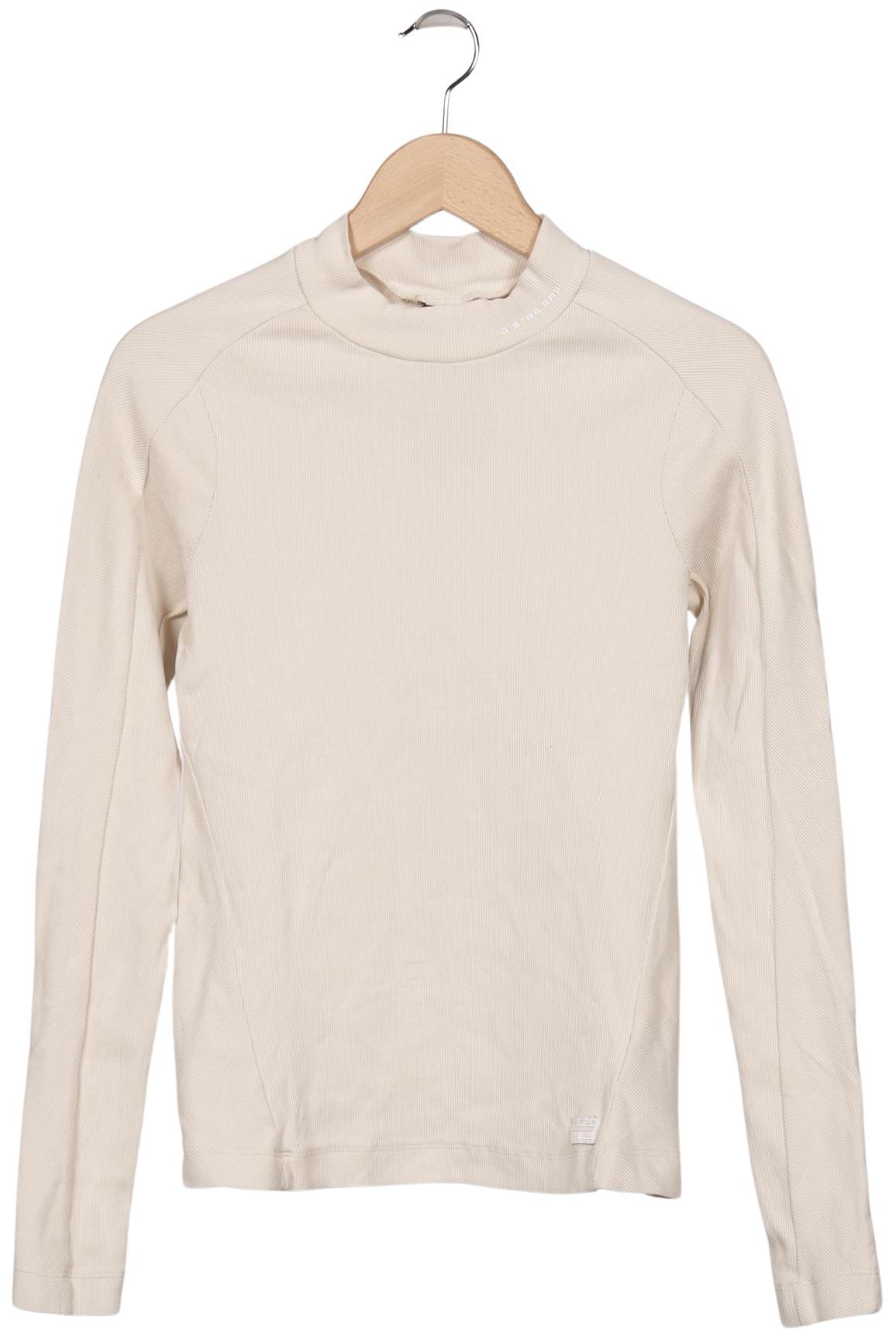 

G Star RAW Damen Langarmshirt, cremeweiß, Gr. 38