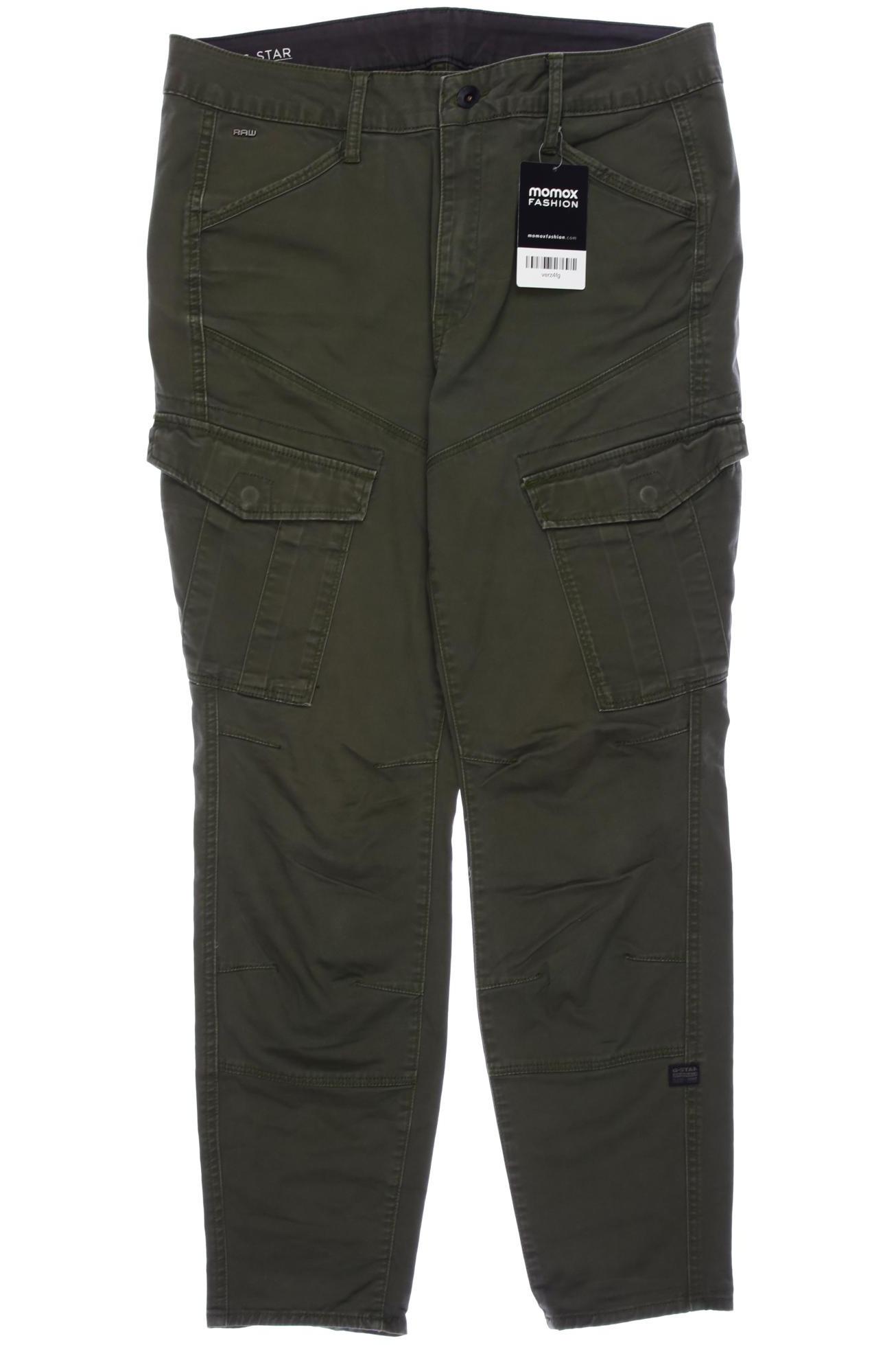 

G Star RAW Herren Stoffhose, grün, Gr. 28