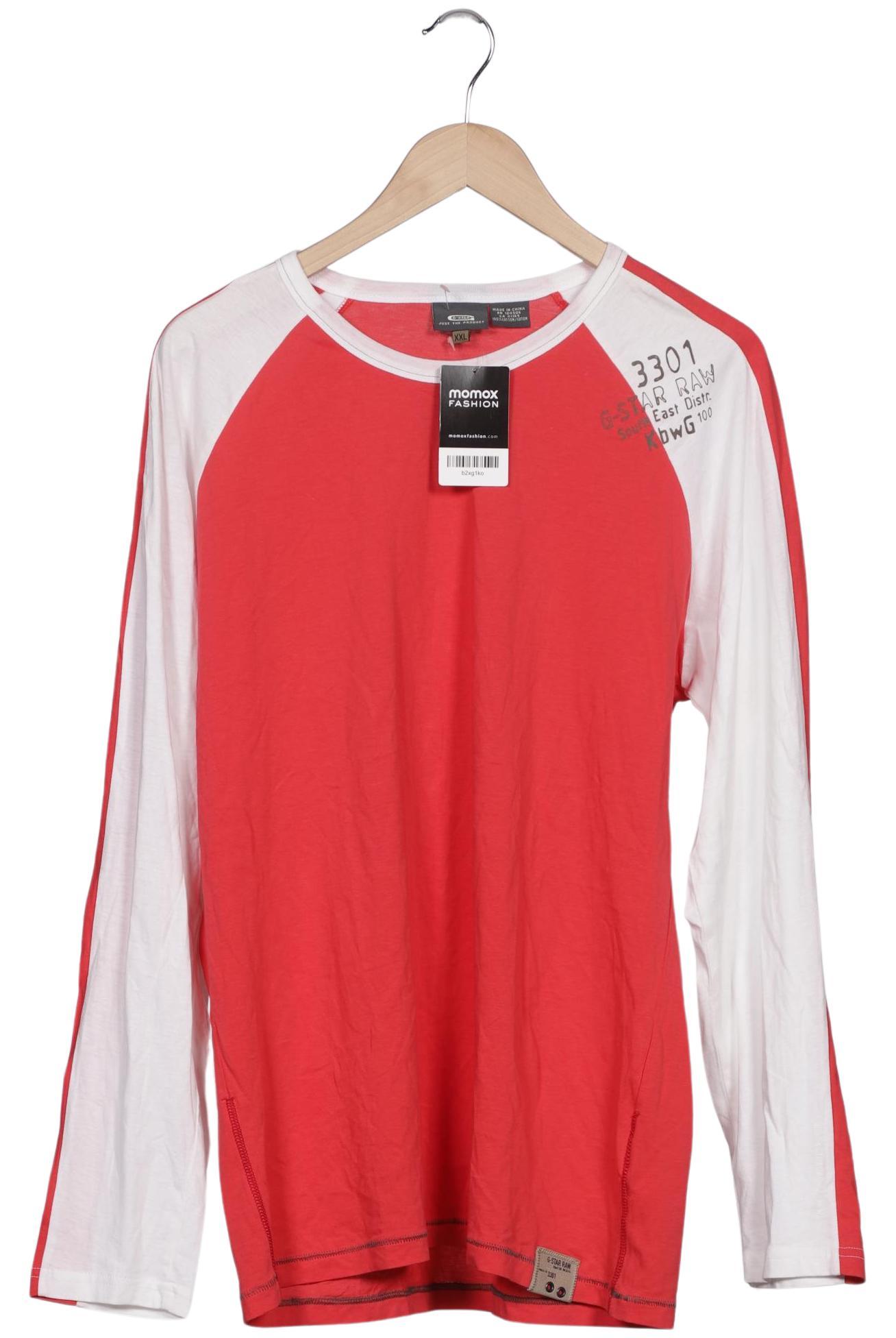

G Star RAW Herren Langarmshirt, rot, Gr. 56