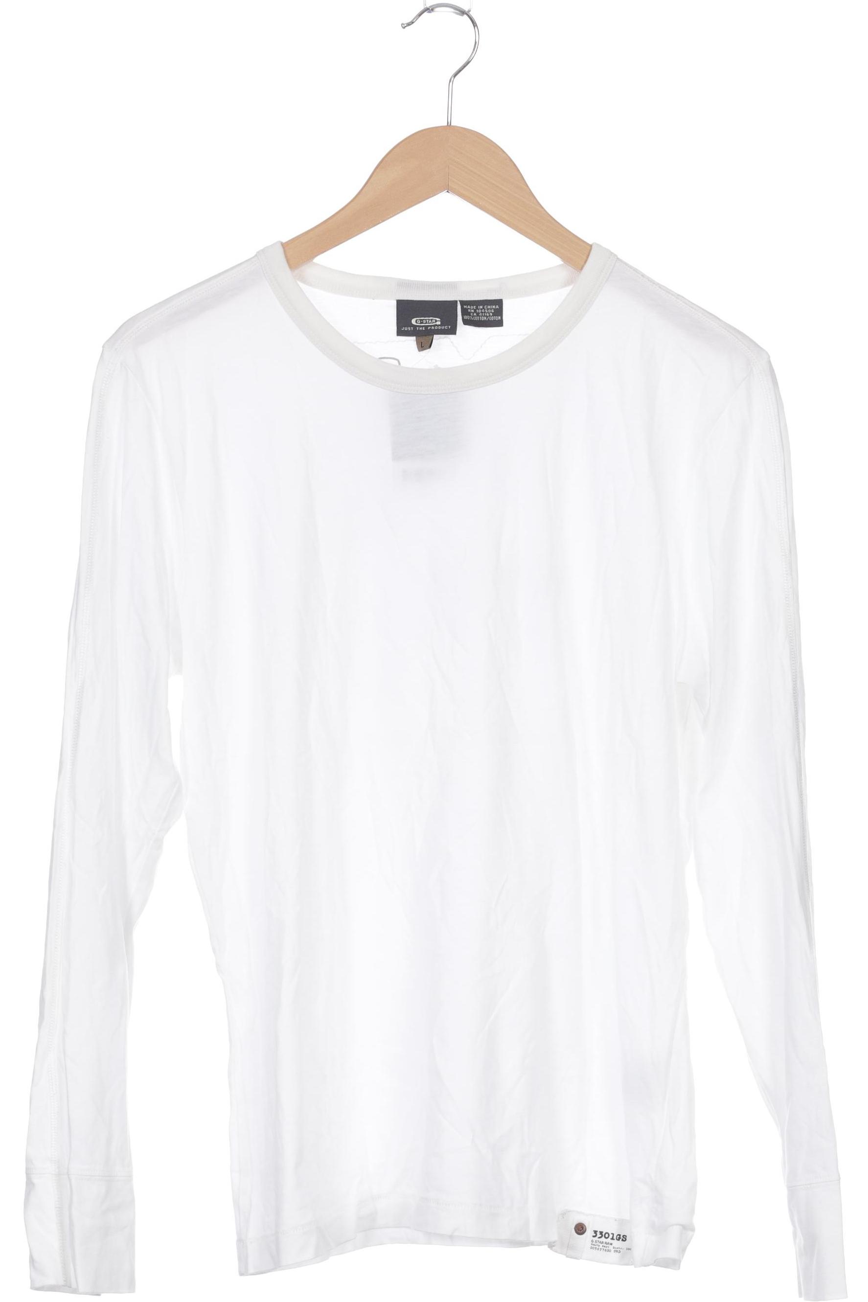 

G-Star RAW Herren Langarmshirt, weiß, Gr. 52