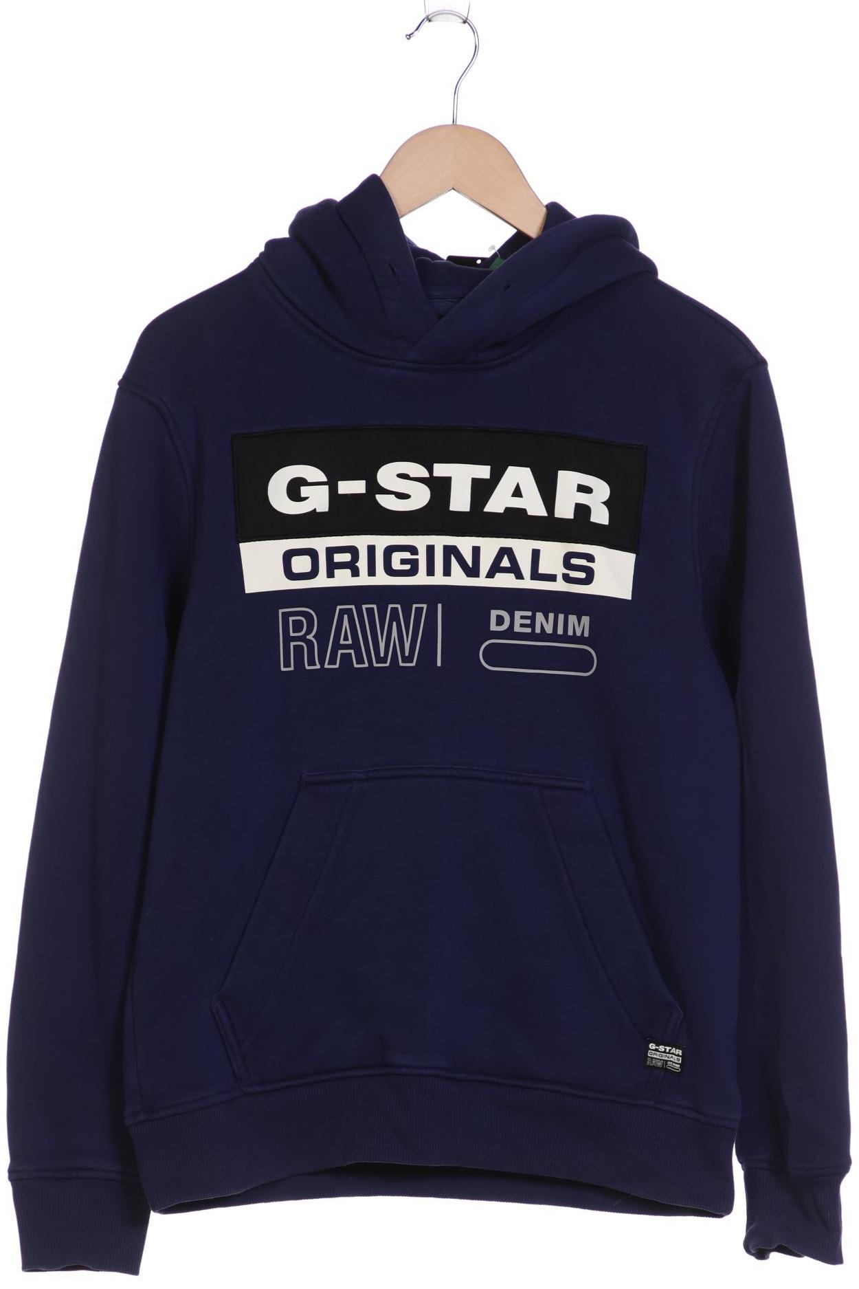 

G STAR RAW Herren Kapuzenpullover, marineblau