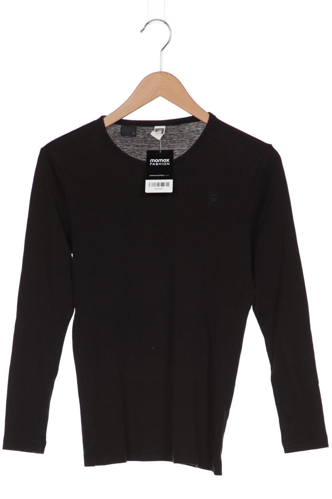 

G STAR RAW Herren Langarmshirt, schwarz