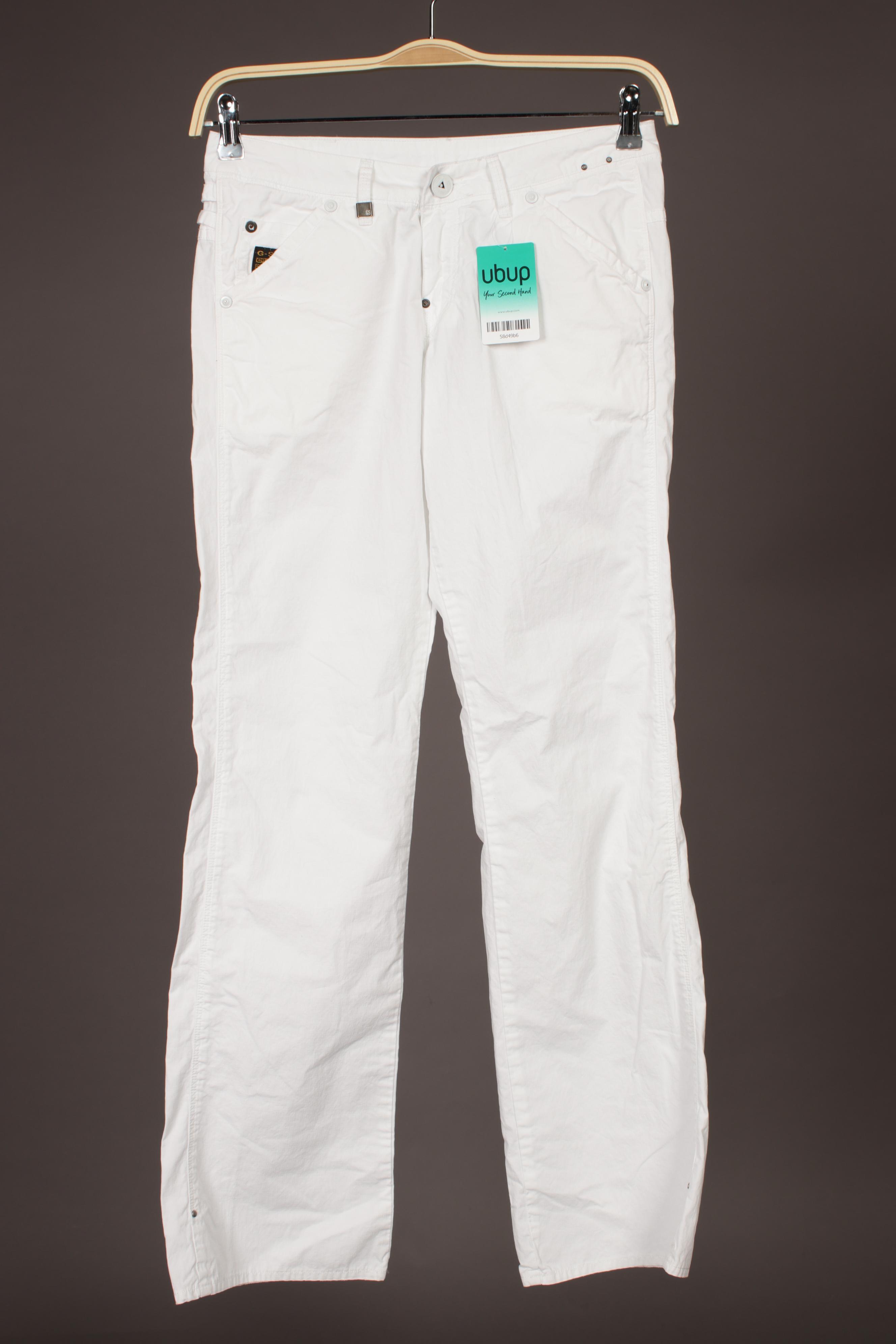 

G Star RAW Damen Stoffhose, weiß, Gr. 27