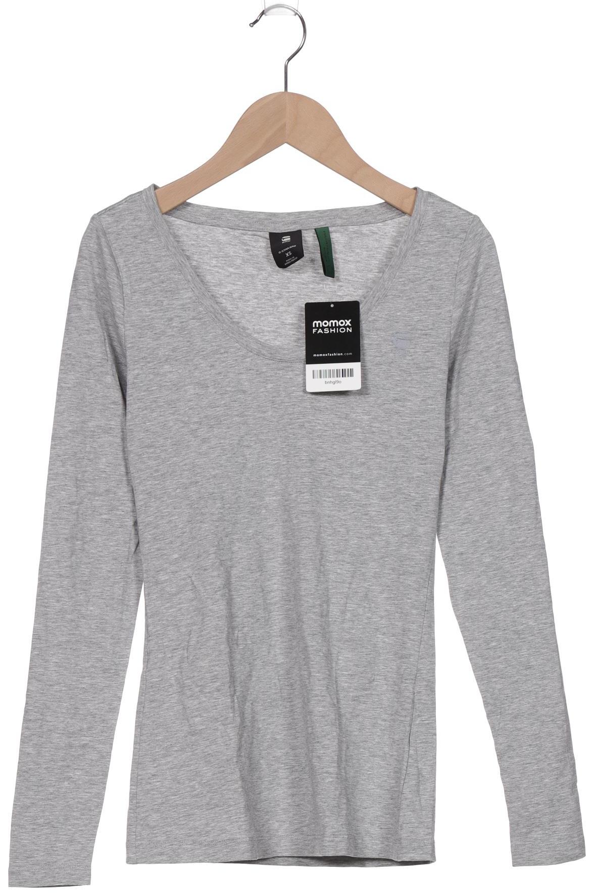 

G STAR RAW Damen Langarmshirt, grau