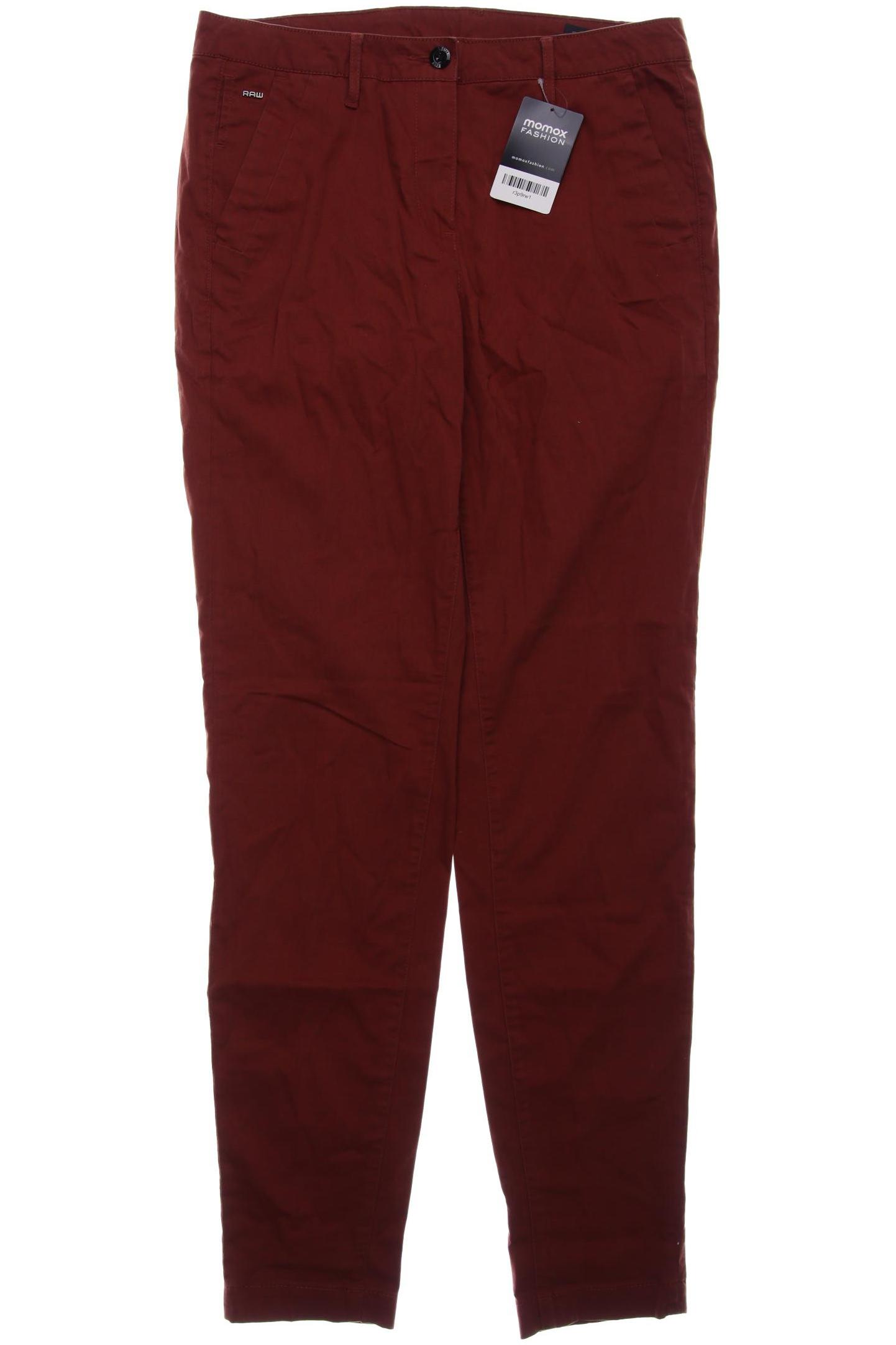 

G STAR RAW Damen Stoffhose, bordeaux