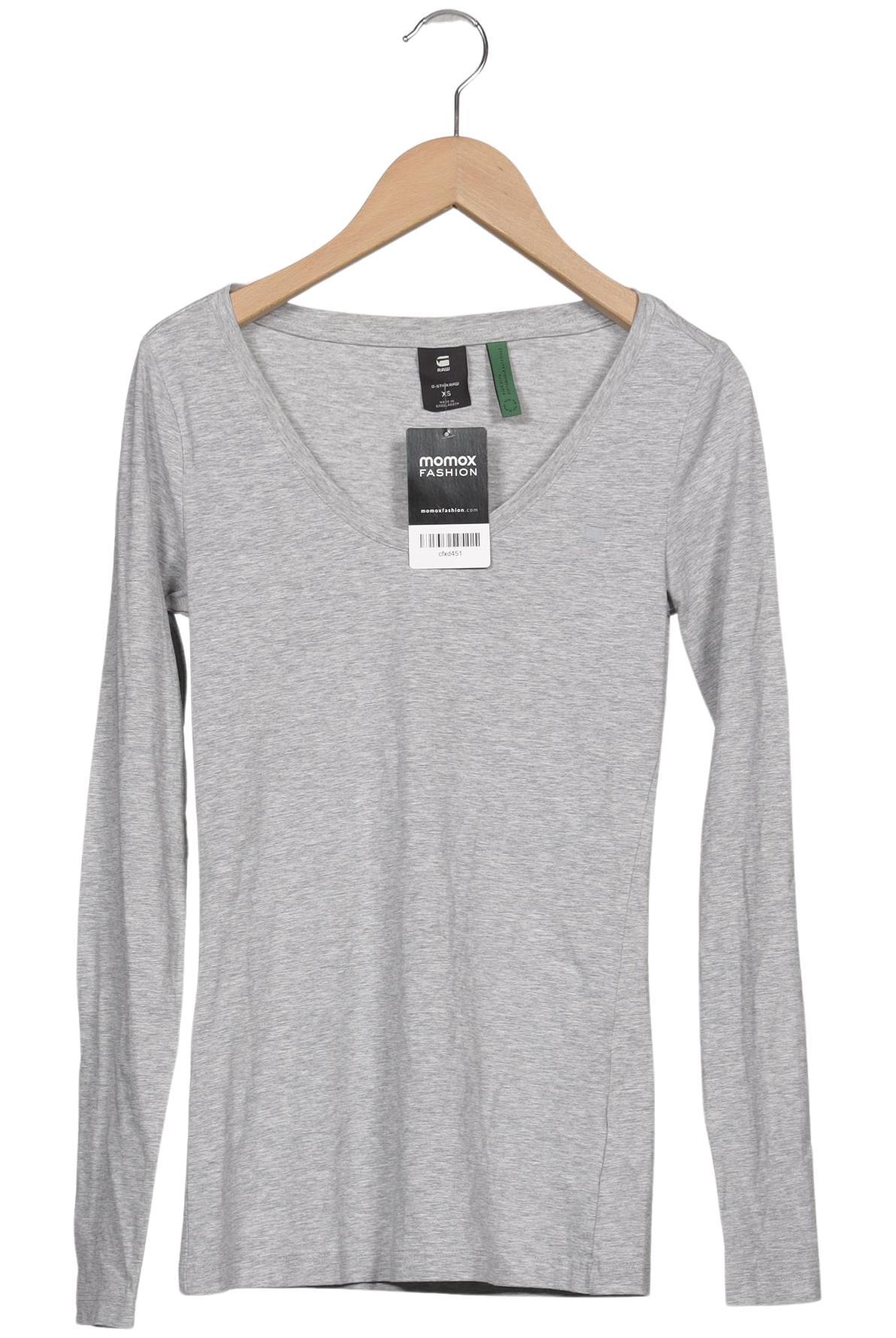 

G Star RAW Damen Langarmshirt, grau, Gr. 34