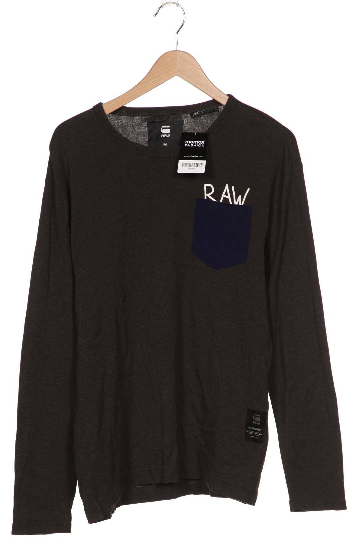 

G STAR RAW Herren Langarmshirt, grau