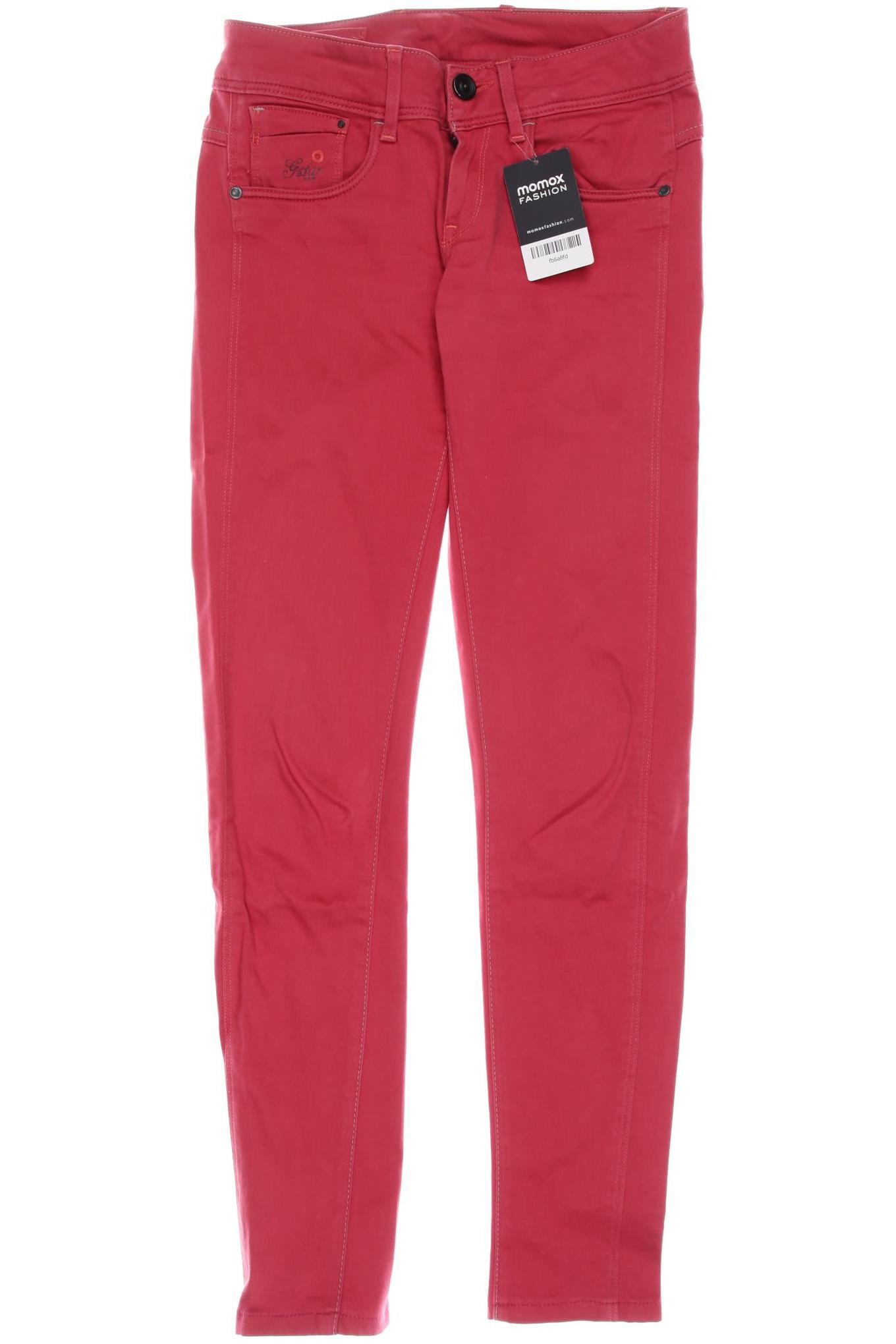 

G STAR RAW Damen Stoffhose, rot