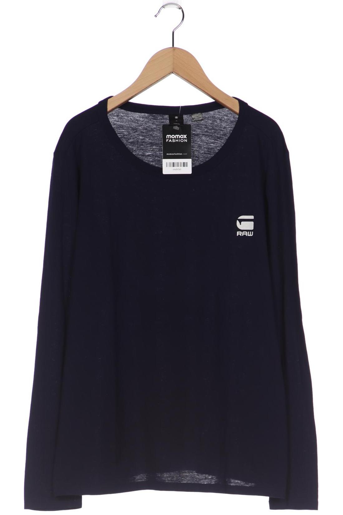 

G STAR RAW Damen Langarmshirt, marineblau