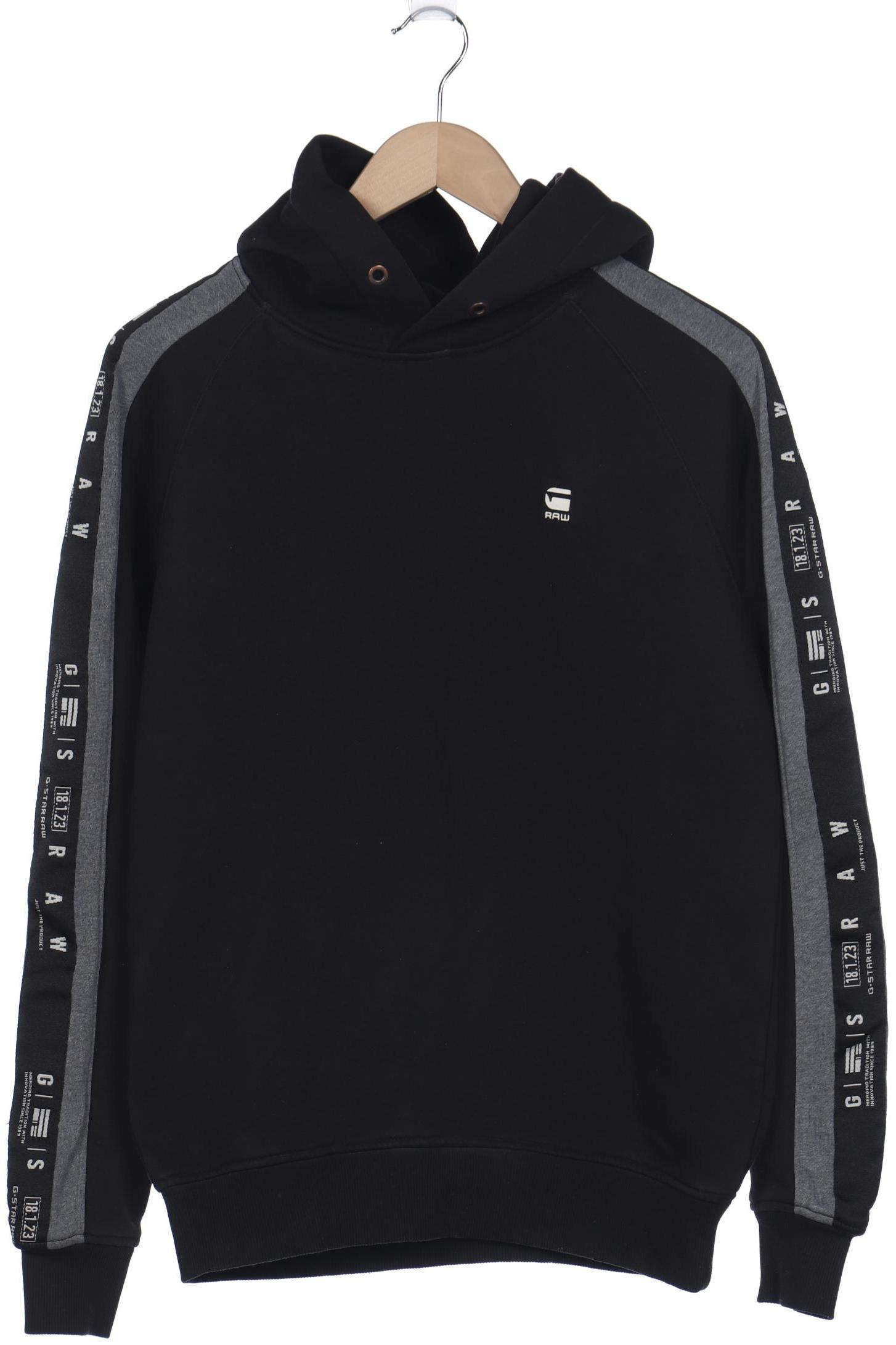 

G STAR RAW Herren Kapuzenpullover, schwarz