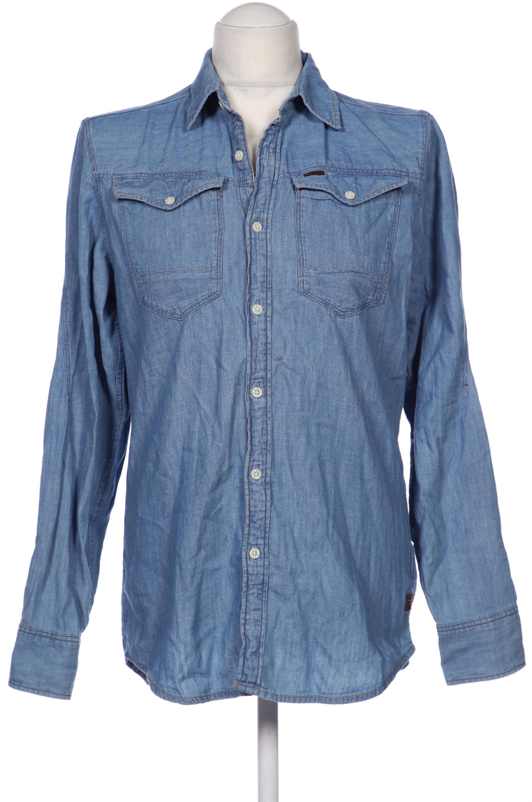 

G STAR RAW Herren Hemd, blau