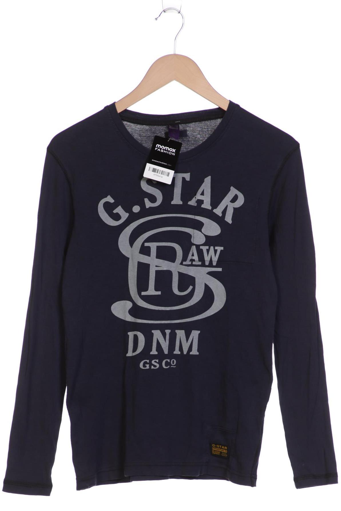 

G-STAR RAW Herren Langarmshirt, marineblau