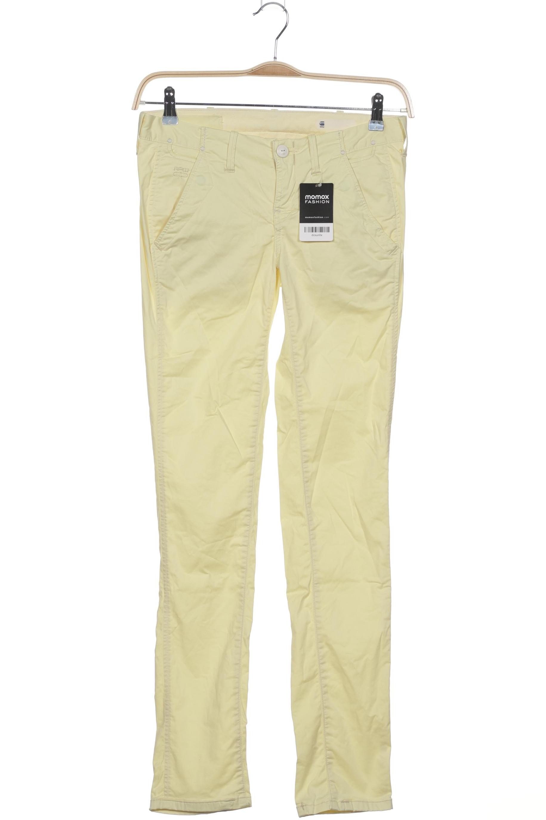 

G Star RAW Damen Stoffhose, gelb, Gr. 26