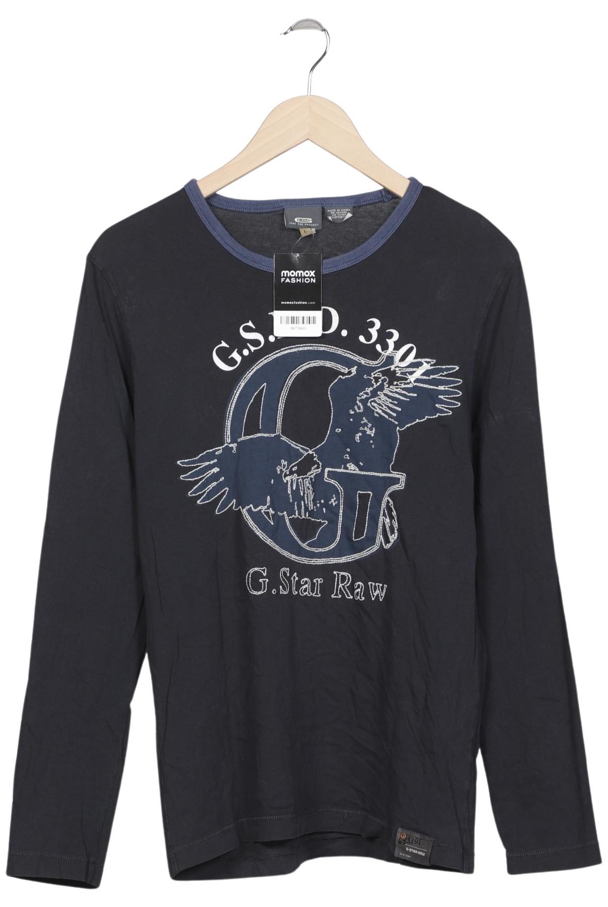 

G Star RAW Herren Langarmshirt, marineblau, Gr. 52