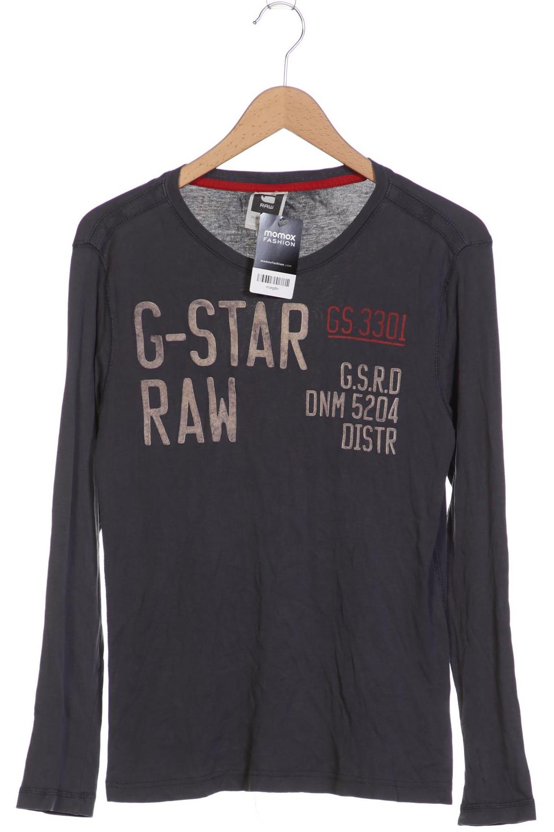 

G STAR RAW Herren Langarmshirt, grau