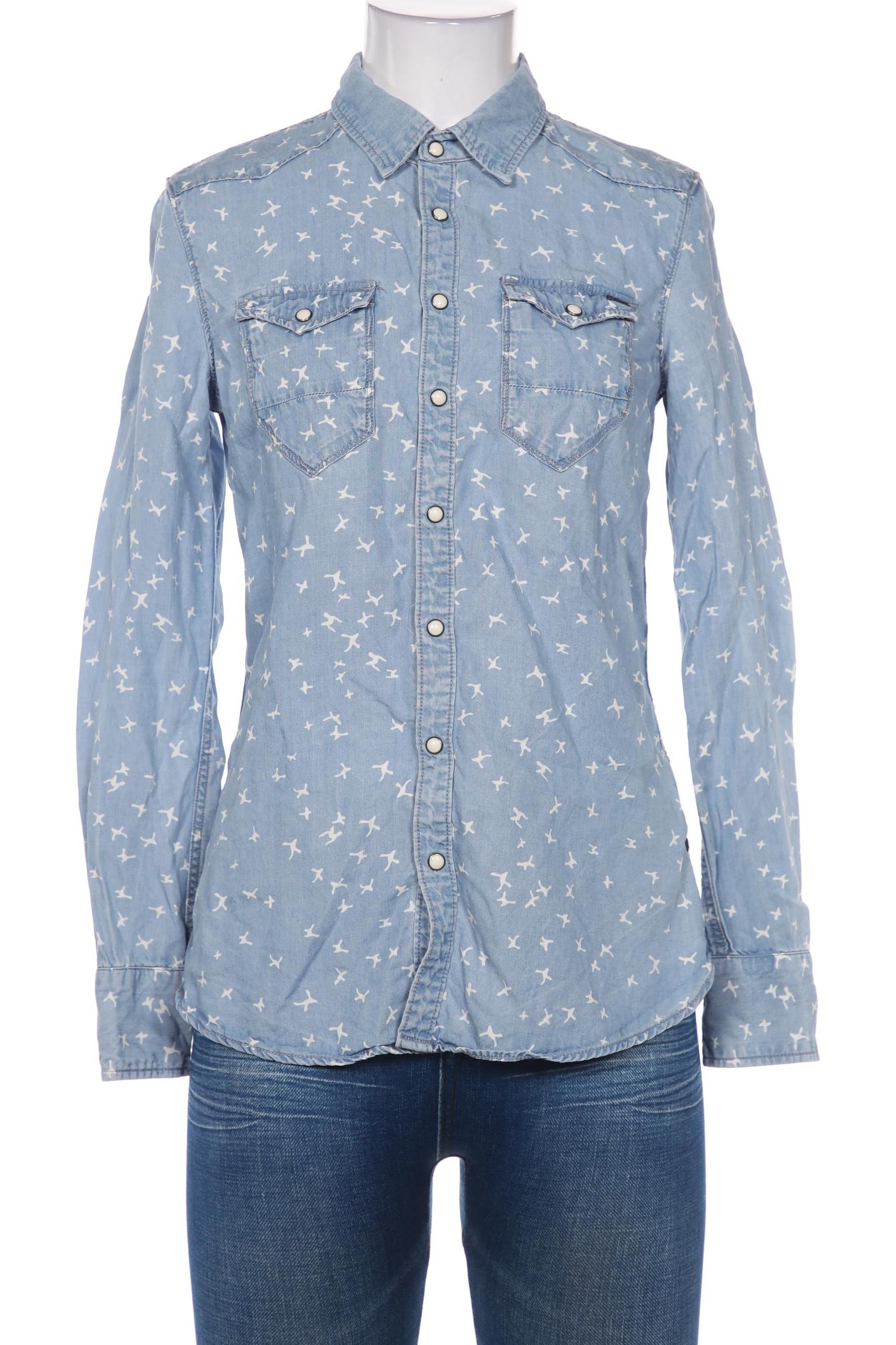 

G Star RAW Damen Bluse, hellblau, Gr. 34